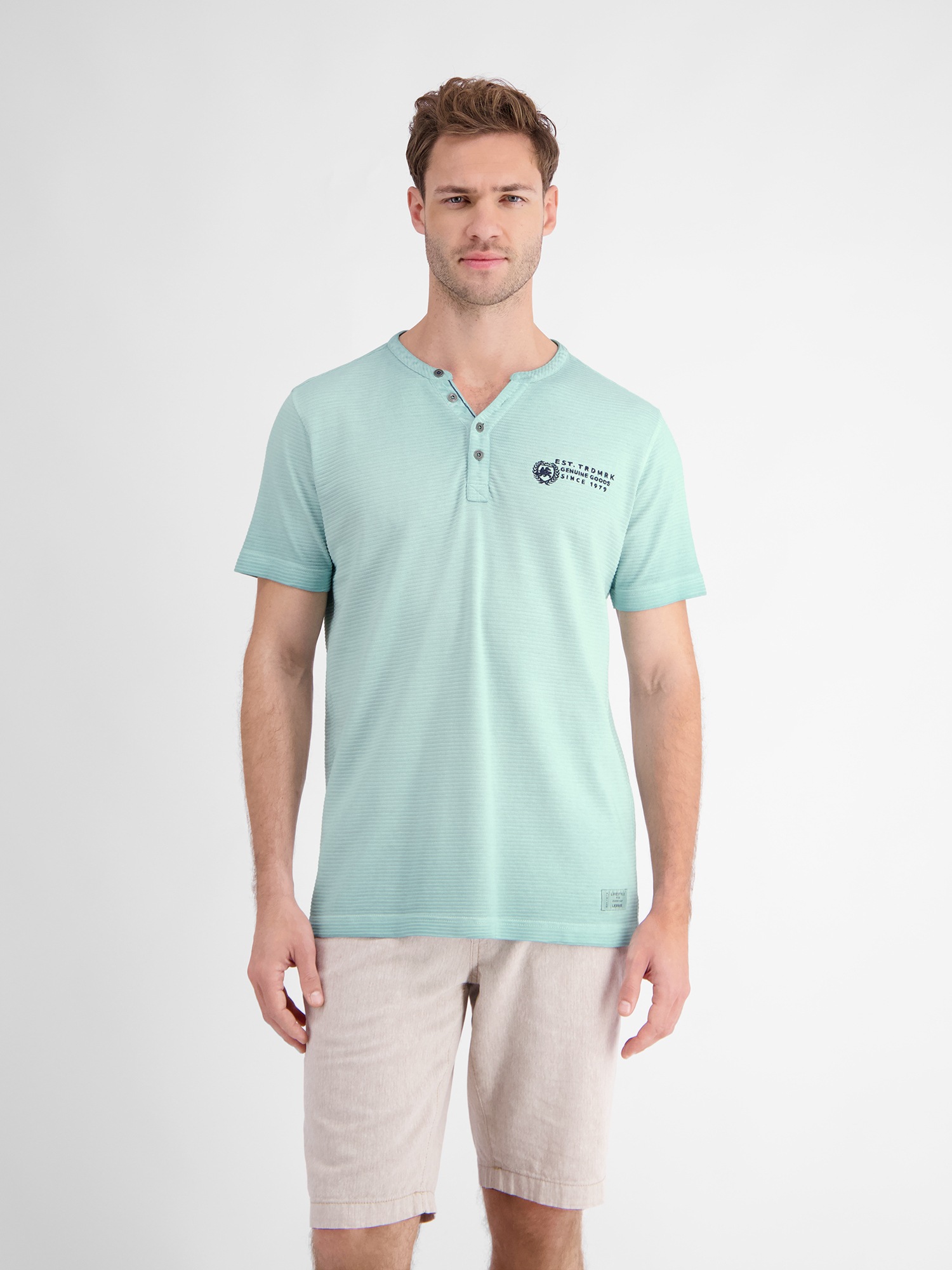 Image of LERROS Henleyshirt "Serafino für Herren in sportlicher Optik"