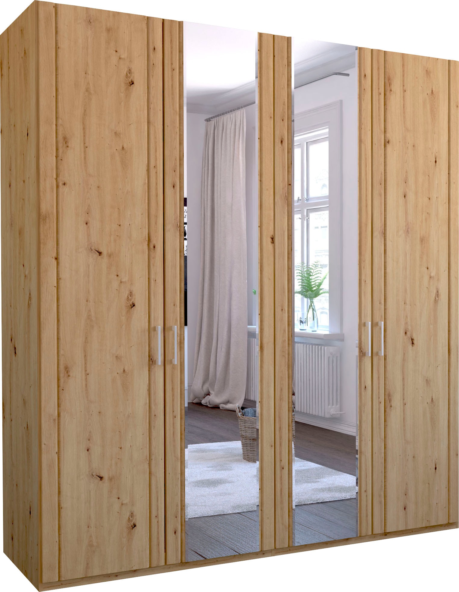 WIEMANN Armoires à vêtements »Mainau« mit Holz- und Spiegeltüren