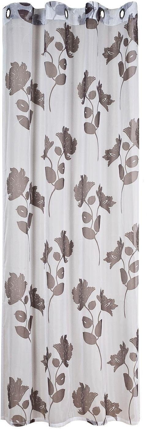 Image of Gerster Vorhang »Fedra«, (1 St.), HxB: 235x140, Ösenschal aus Voile, bedruckt bei Ackermann Versand Schweiz