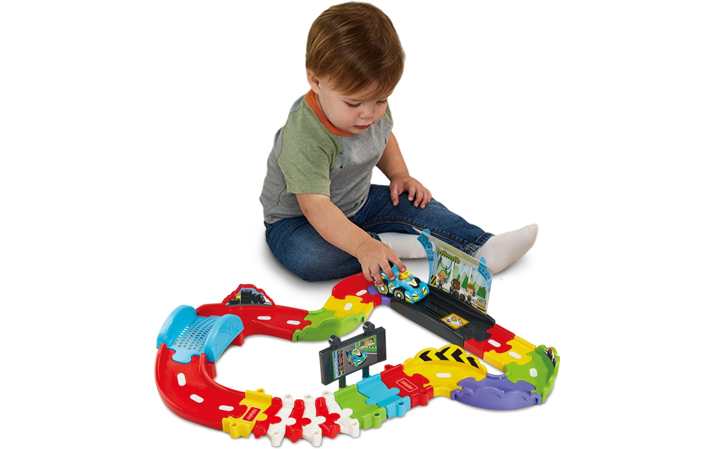 Vtech® »Tut Tut Baby Flitzer - Kleine Rennstrecke« comprend Tut Tut Baby Flitzer