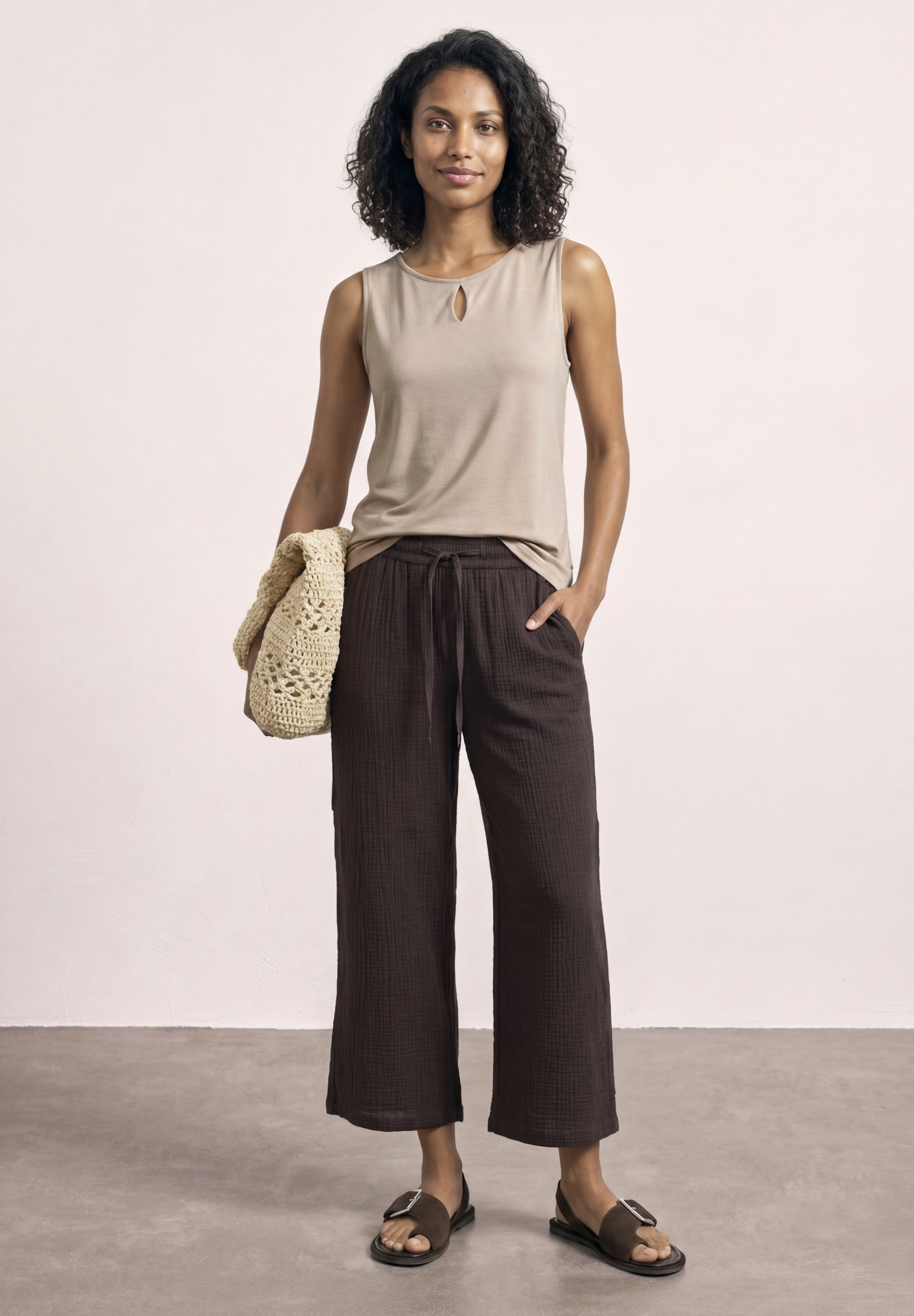 STREET ONE Shirttop und Cut-Out-Detail