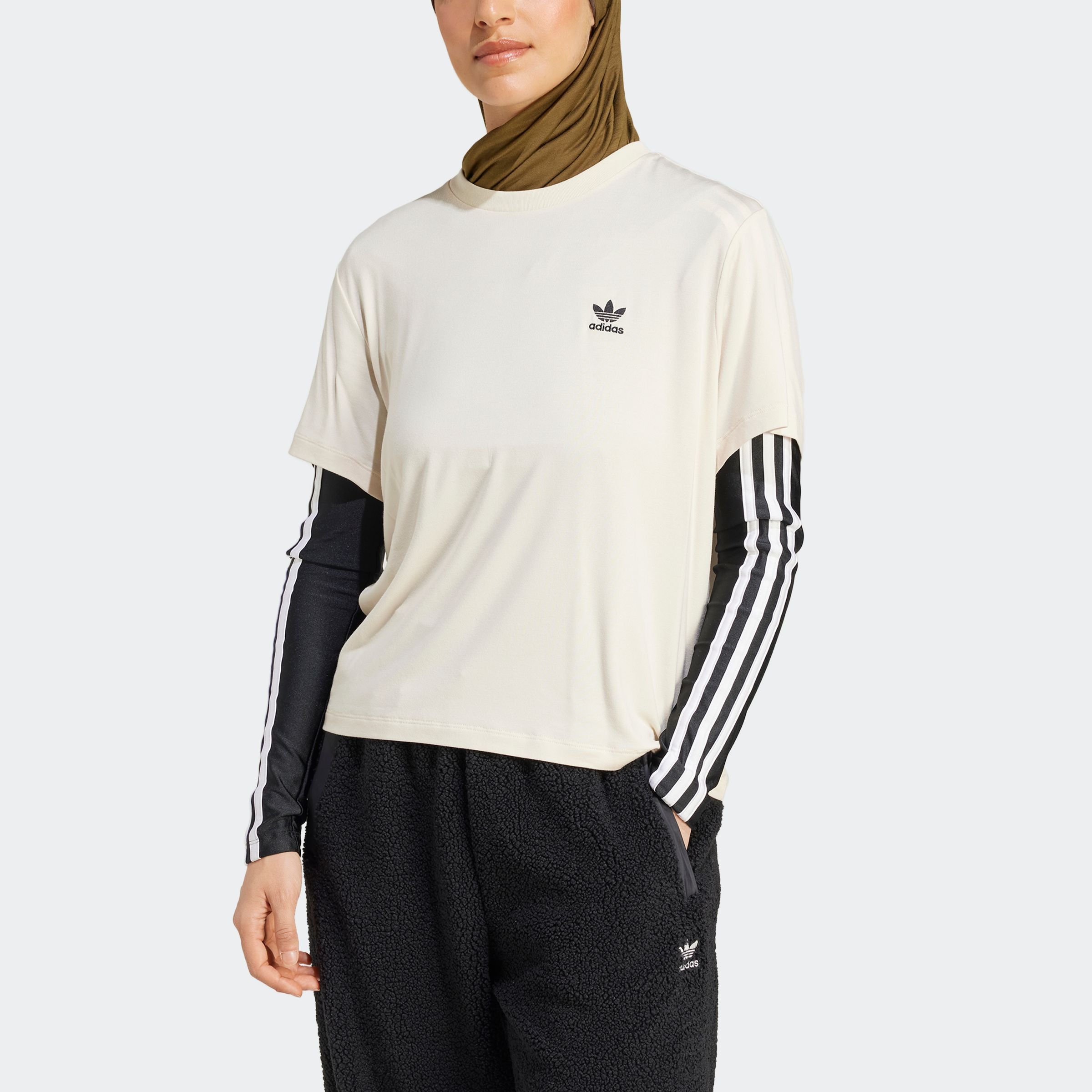 adidas Originals T-Shirt »TREFOIL TEE LEO«