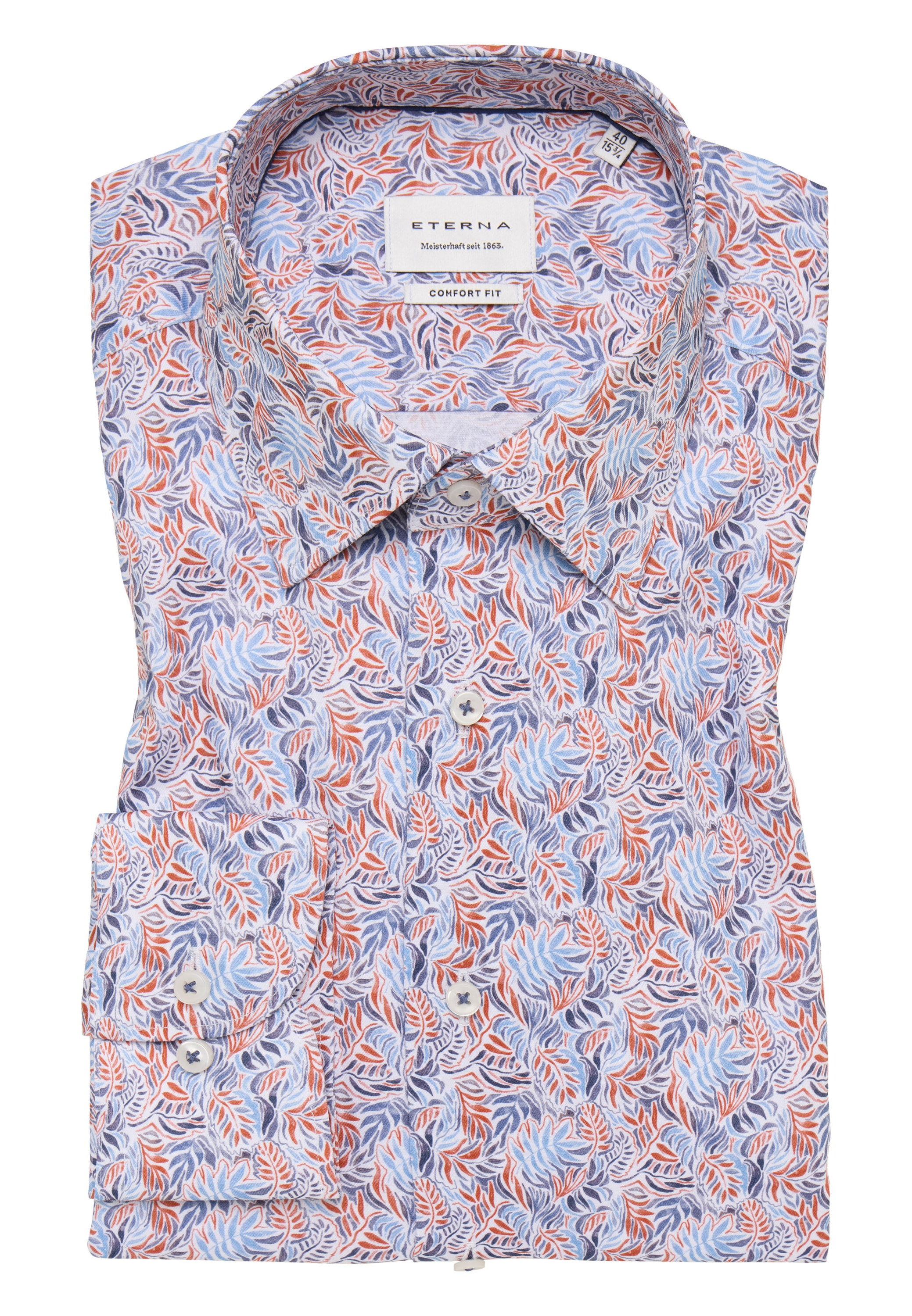 Eterna Langarmhemd »COMFORT FIT«, NON IRON (bügelfrei)