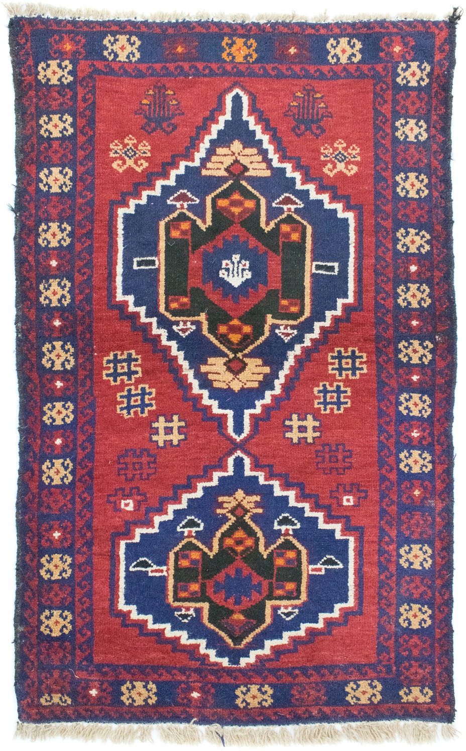 Image of morgenland Wollteppich »Belutsch Teppich handgeknüpft rot«, rechteckig, 12 mm Höhe, handgeknüpft bei Ackermann Versand Schweiz