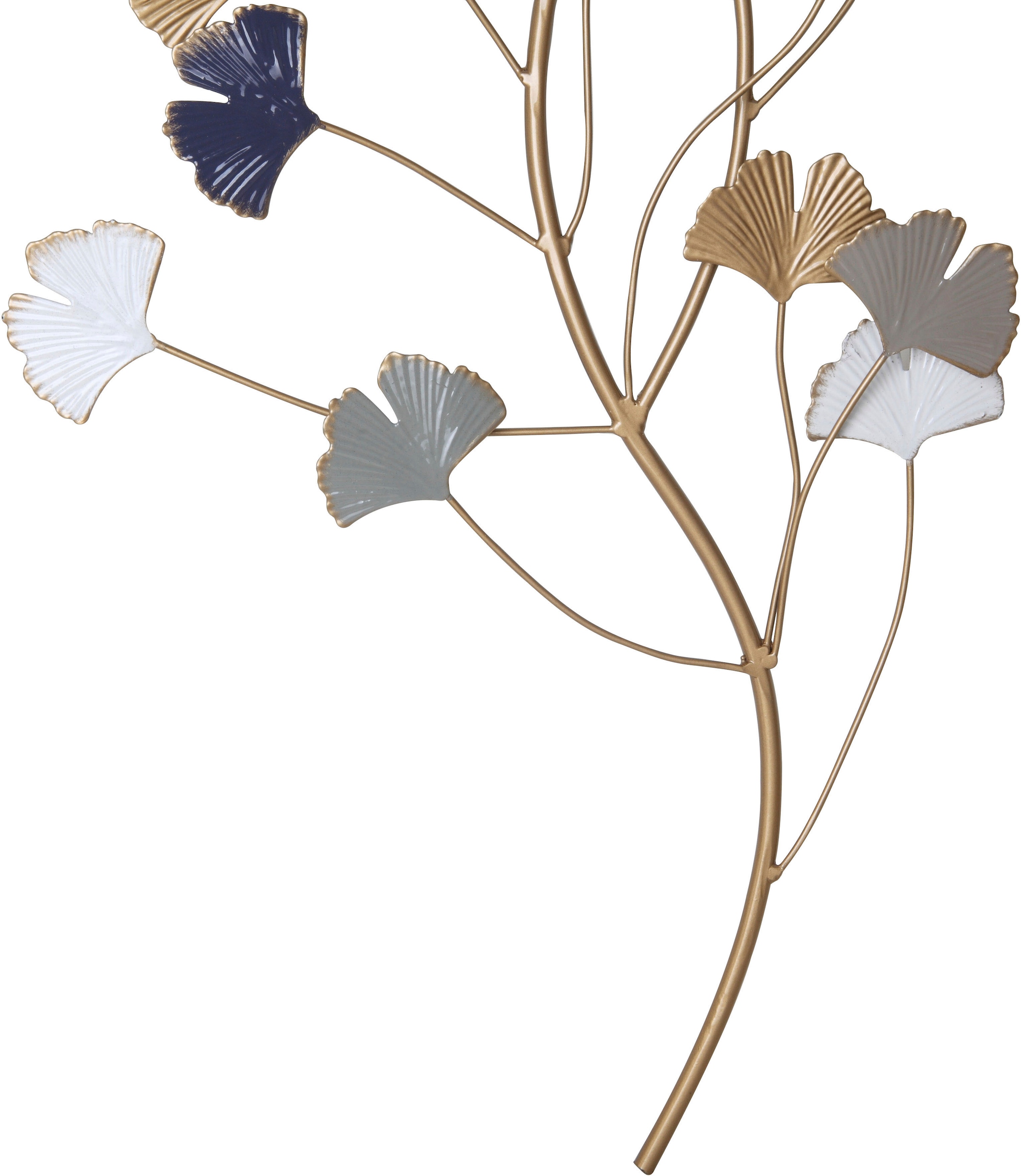 GOODproduct Wanddekoobjekt »Gingko« Wanddeko, aus Metall