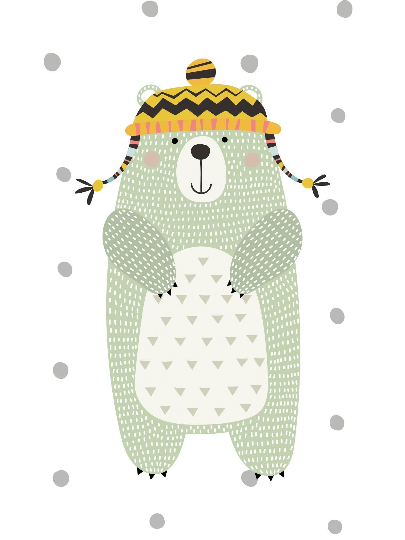 Image of Lüttenhütt Leinwandbild »Bär« bei Ackermann Versand Schweiz