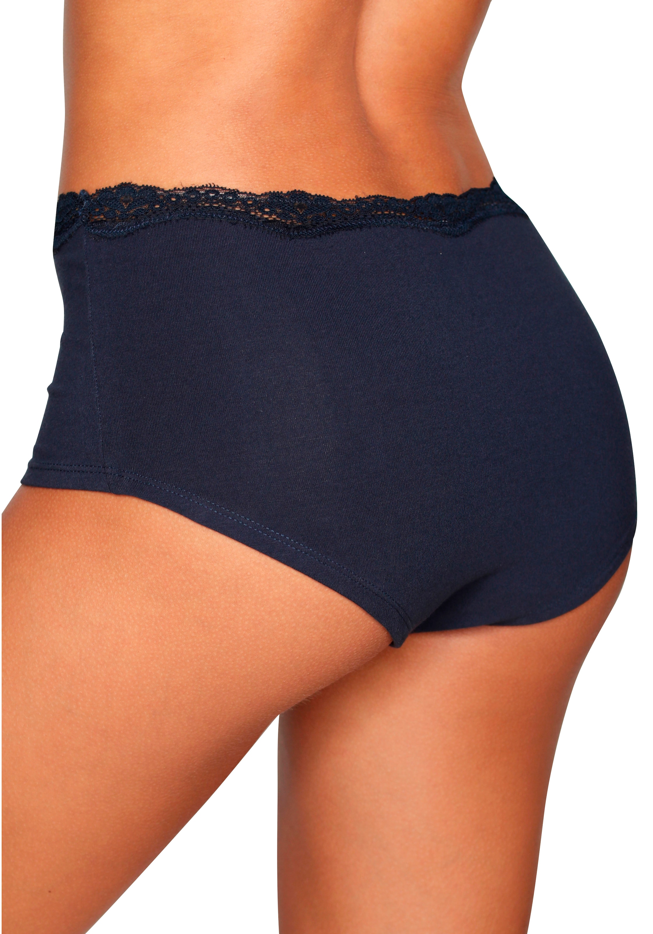 Vivance Panty, (Packung, 3 St.), aus elastischer Baumwolle