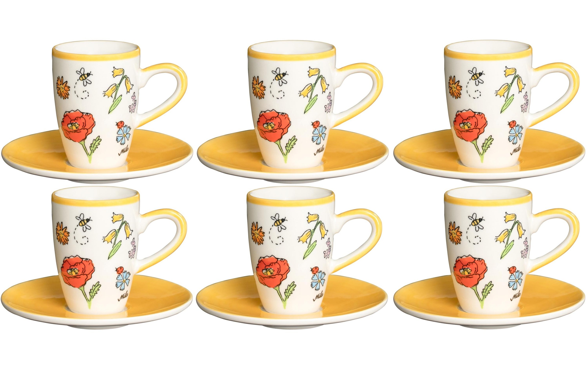 Image of Mila Espressotasse »Lovely Flowers 6«, (6 tlg.) bei Ackermann Versand Schweiz
