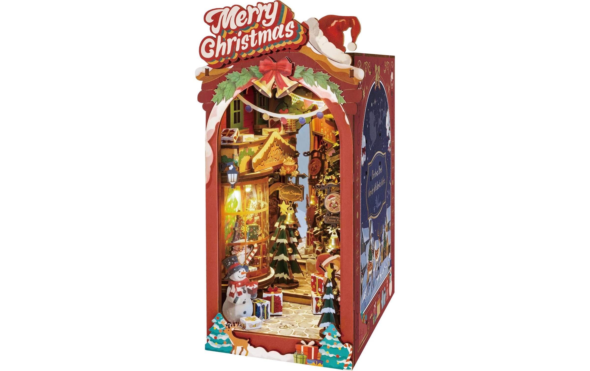   Modellbausatz »Rolife Christmas Street Bücherregal-Diorama« 289 Stk. tlg.