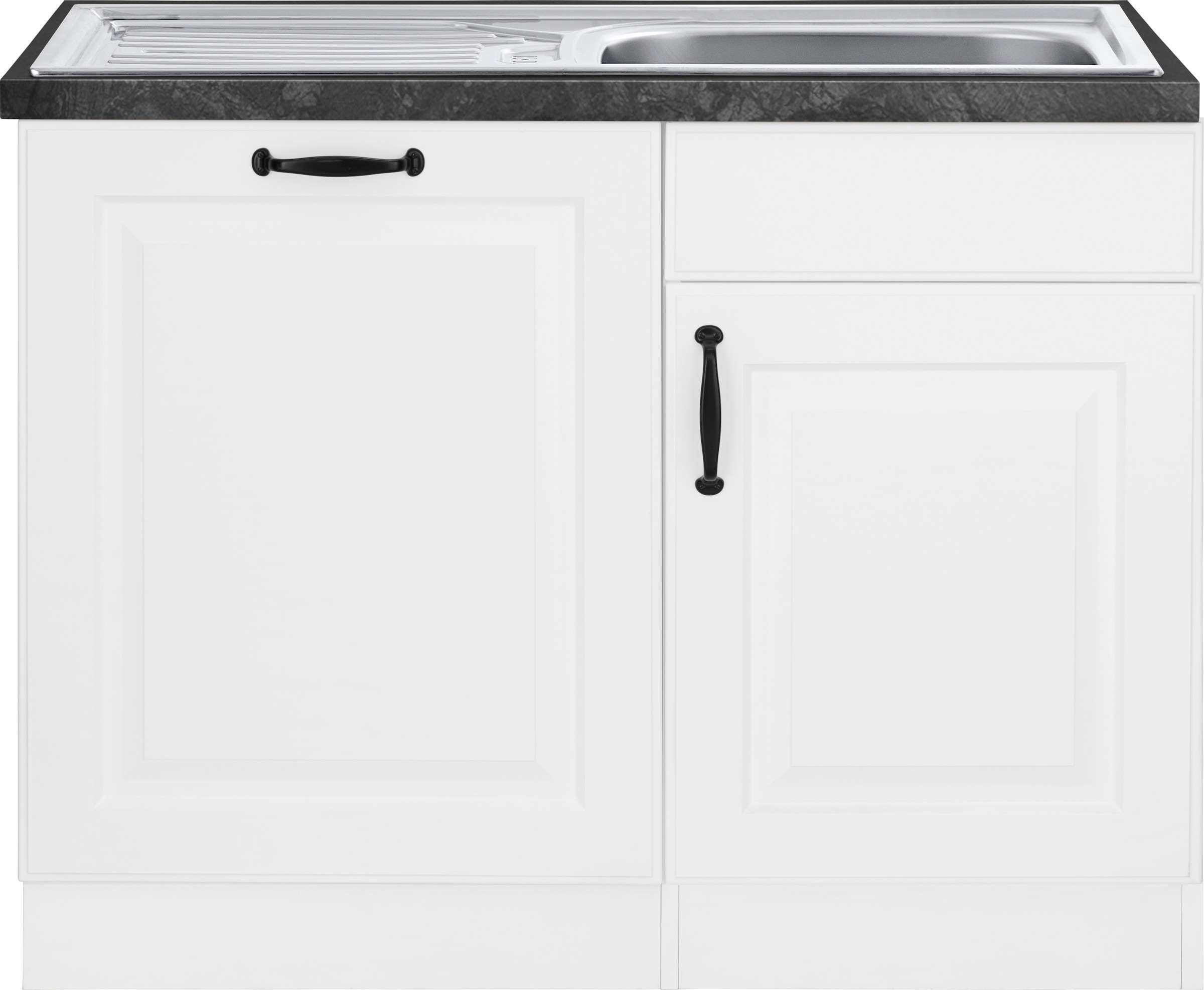wiho Küchen Spülenschrank "Erla" 110 cm breit, inkl. Tür/Sockel für Geschirrspüler