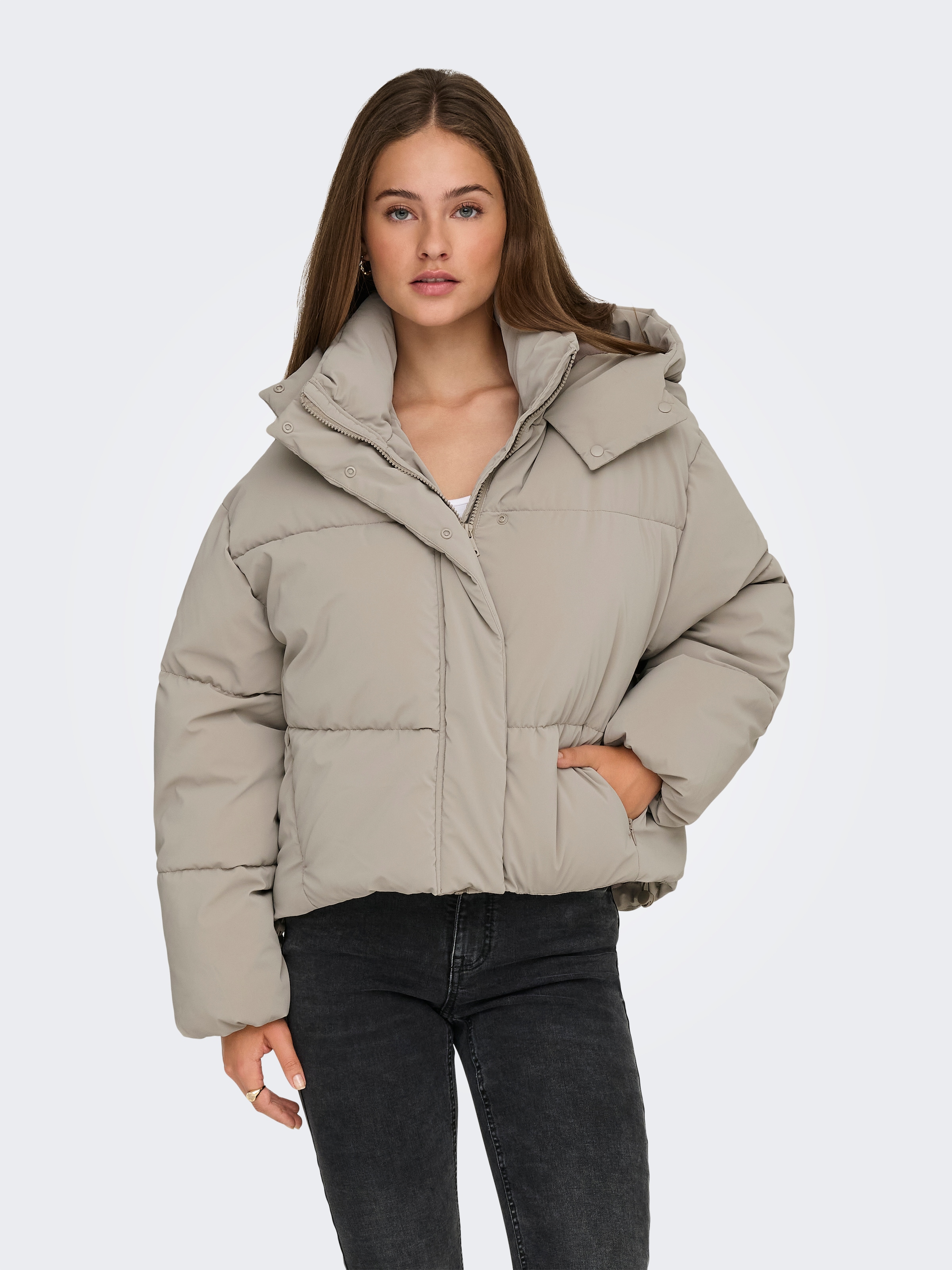 Image of ONLY Steppjacke "ONLDIXIE LIFE PUFFER JACKET CC OTW" mit Kapuze