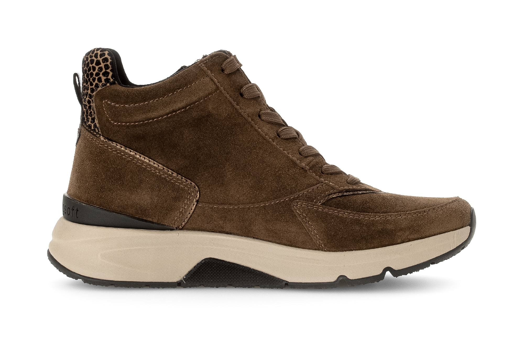 rollingsoft Keilsneaker  , Freizeitschuh, Schnürschuh, Schnürboots mit herausnehmbarem Fussbett