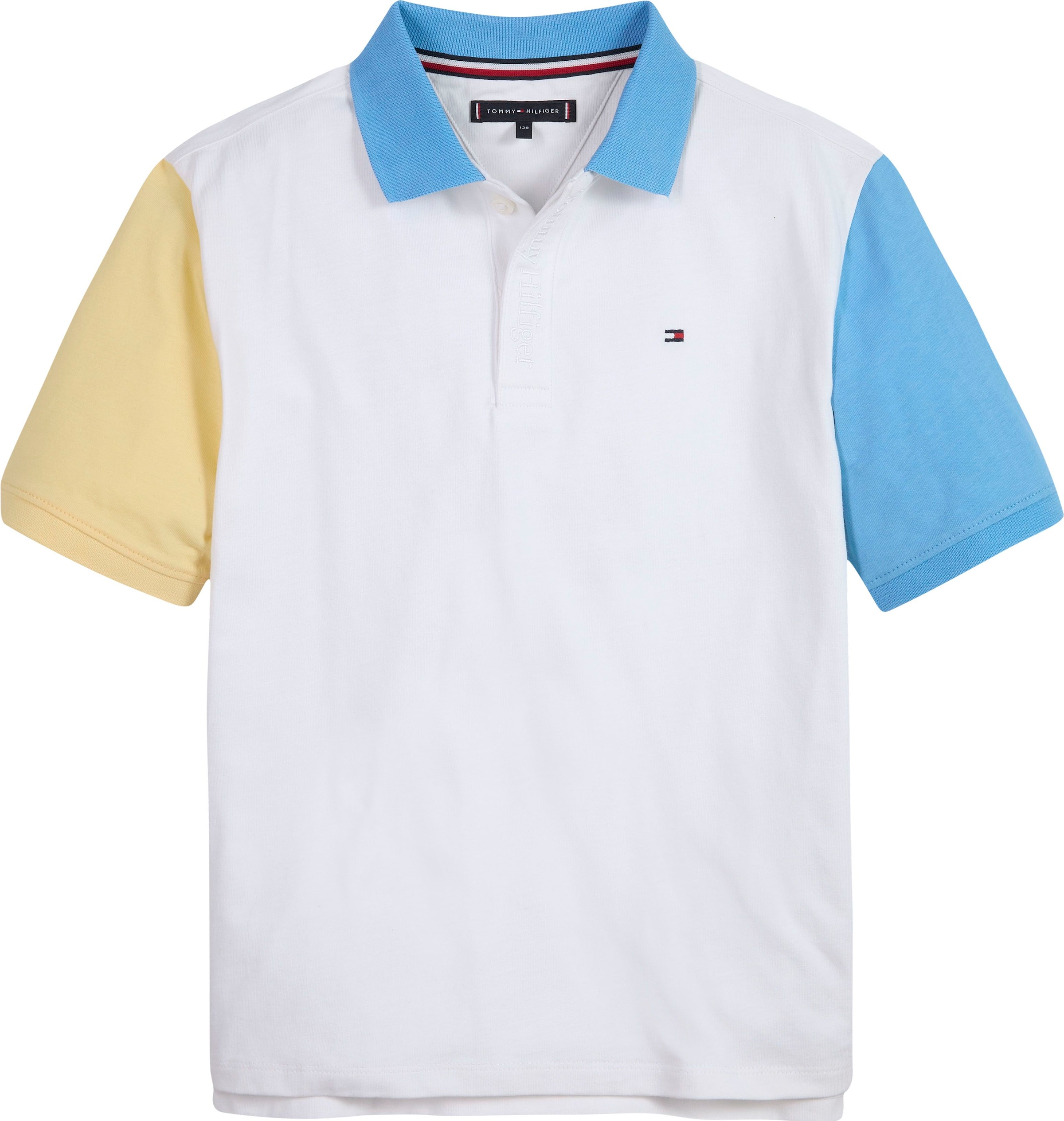 ♕ Tommy Hilfiger auf S/S«, Polokragen POLO versandkostenfrei »OVERSIZED Poloshirt COLORBLOCK mit