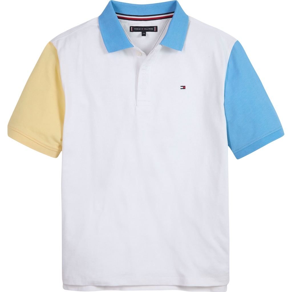 Tommy Hilfiger Poloshirt »OVERSIZED COLORBLOCK POLO S/S«