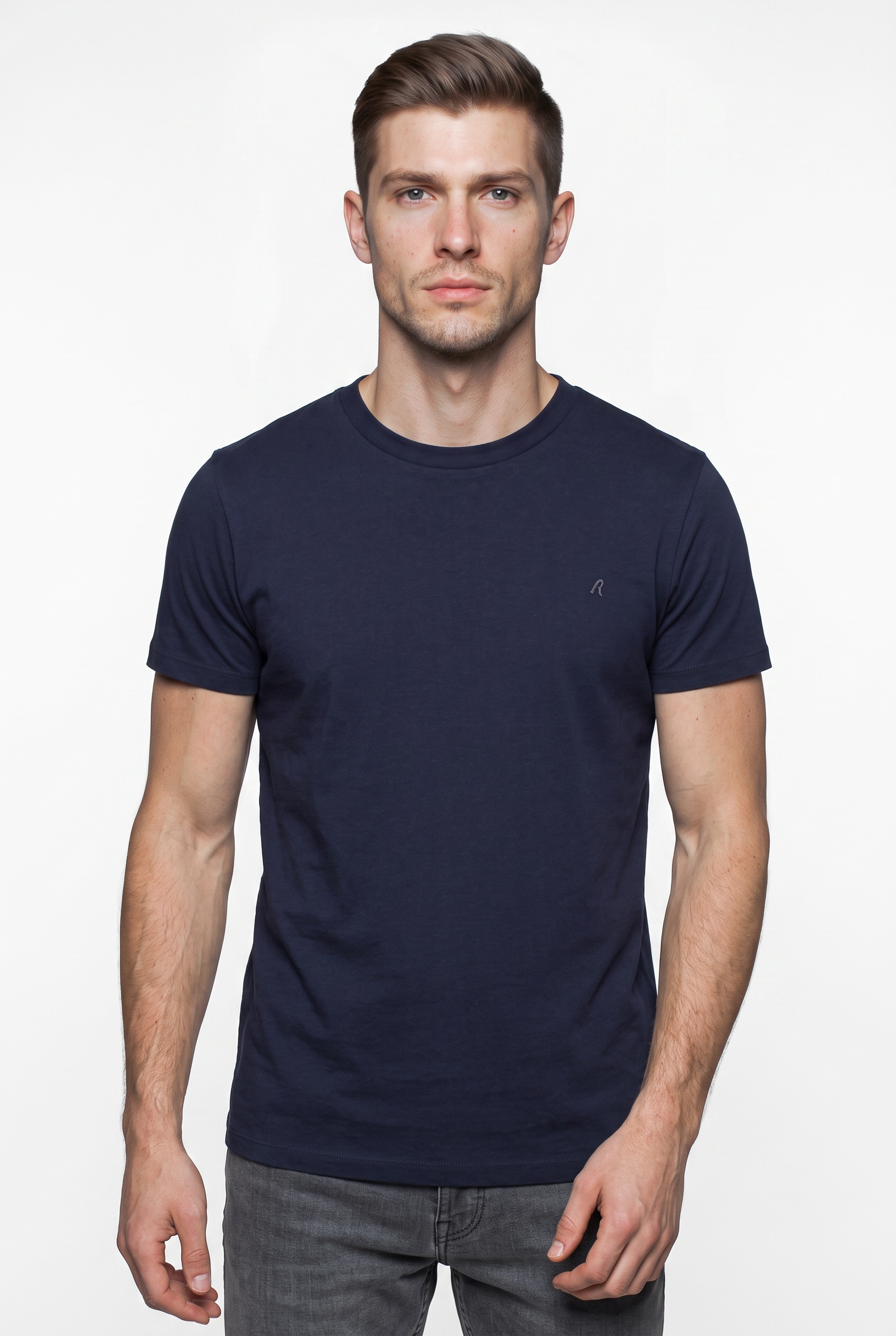Image of Replay T-Shirt in Baumwollqualität