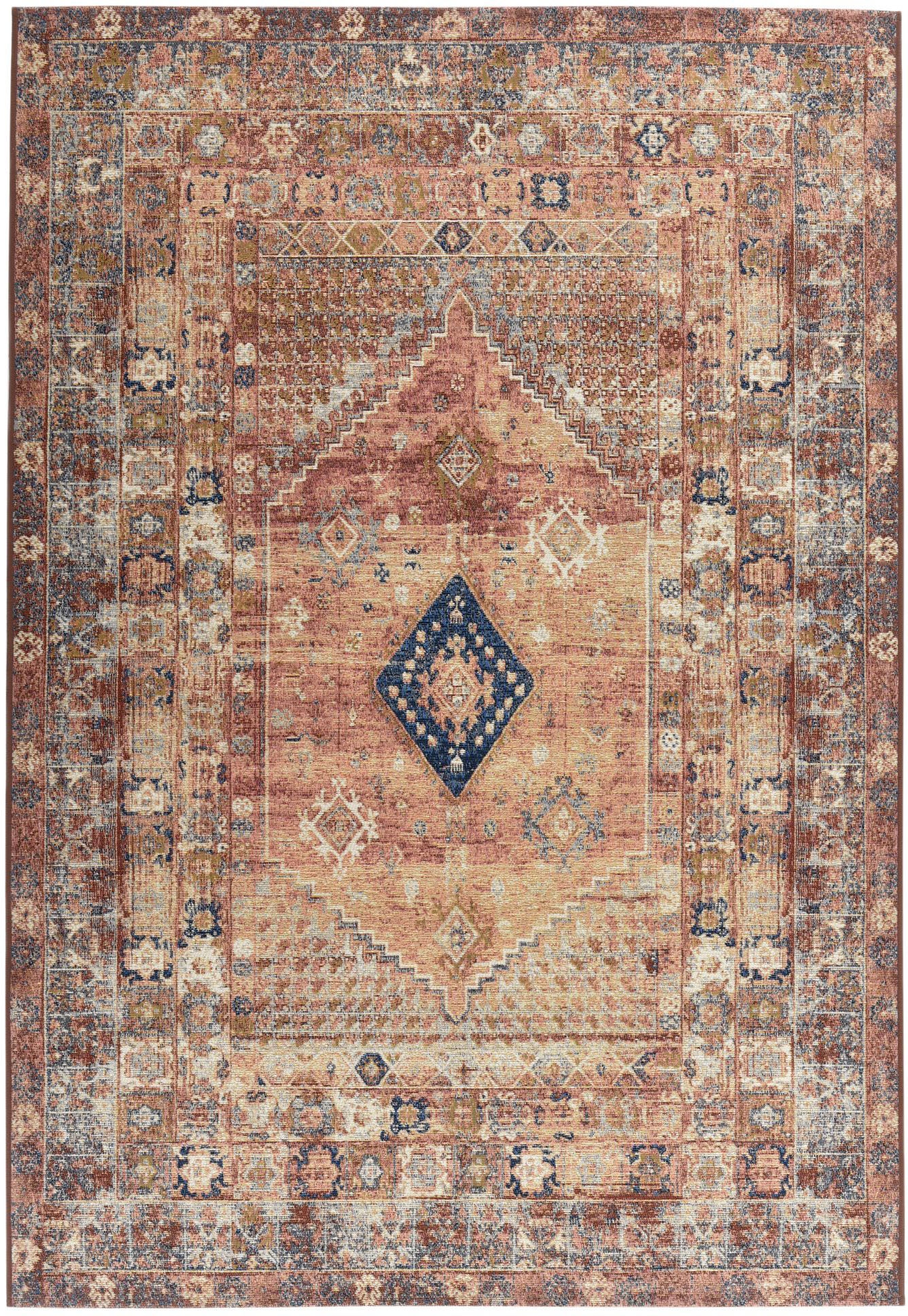 Image of TOM TAILOR HOME Teppich "Funky Outdoor Orient Two" rechteckig 5 mm Höhe Flachgewebe, Orient-Optik, In- und Outdoor geeignet, Wohnzimmer