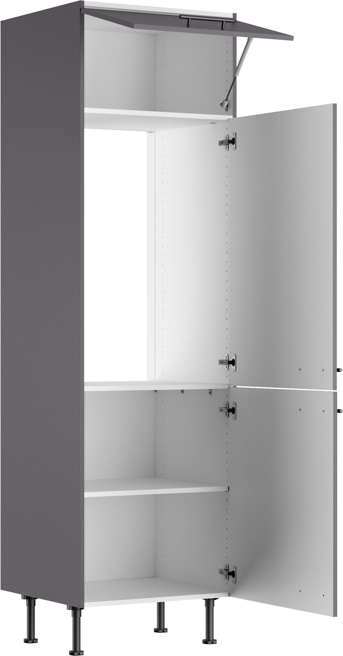OPTIFIT Armoire réfrigérée encastrable »Fiona« Breite 60 cm, m. 2 Türen, 1 Klappe, höhenverstellbare Füsse