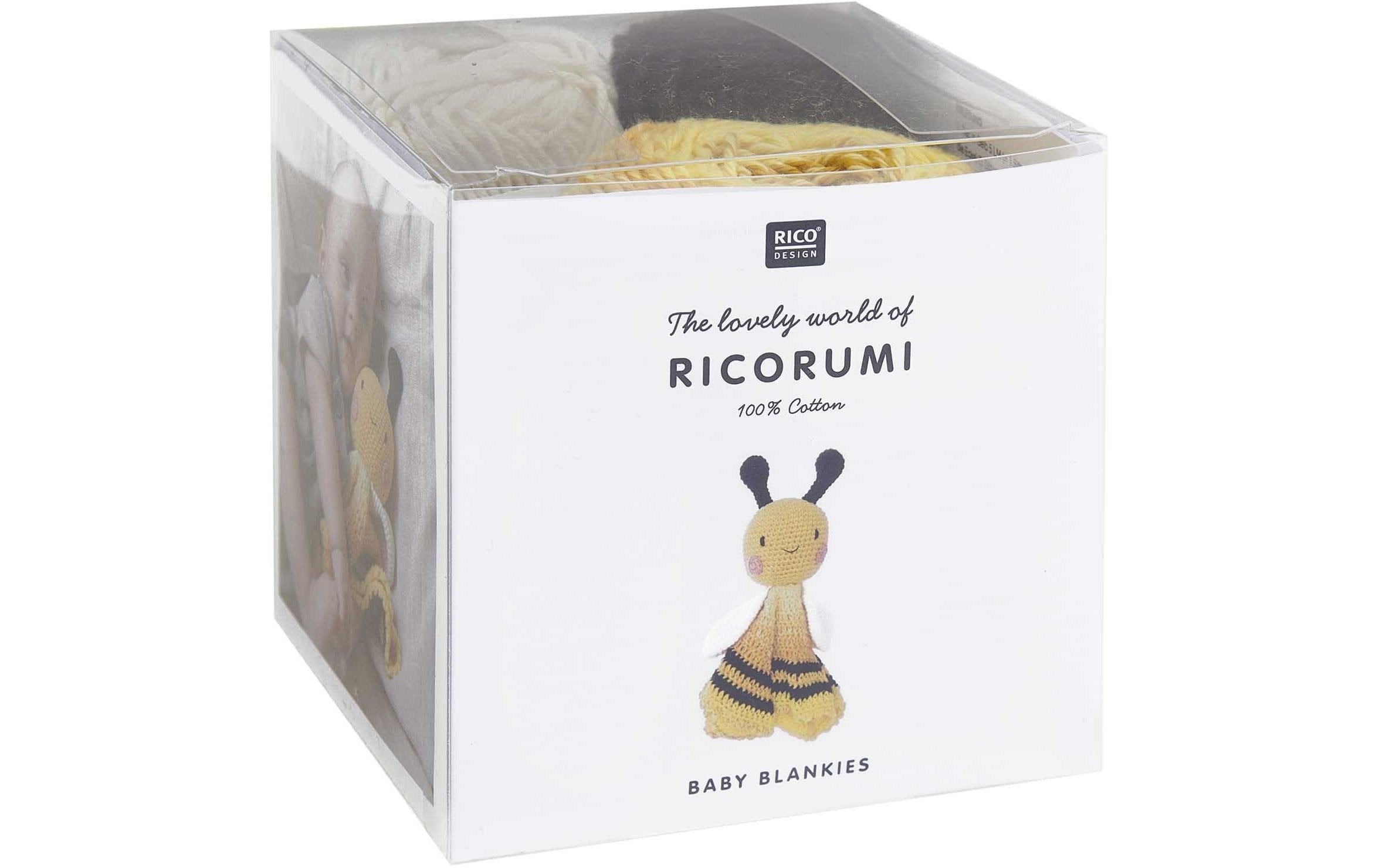 Rico-Design Verlag Kreativset »Baby Blankies Biene, 8-teilig«