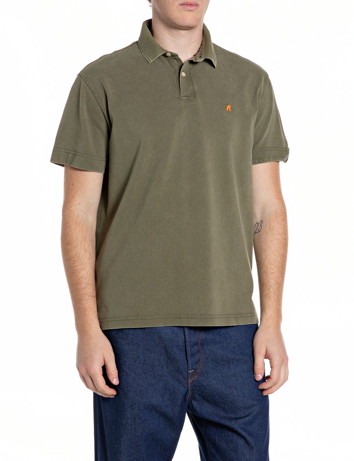 Image of Replay Poloshirt aus Baumwollpiqué, Regular Fit