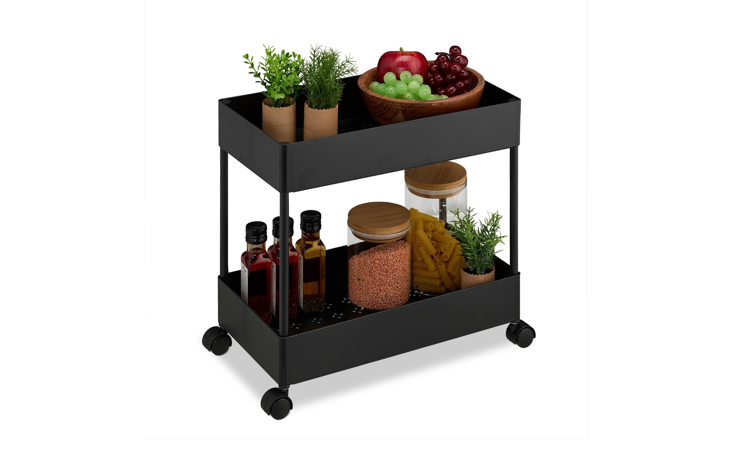 relaxdays Chariot de cuisine »39.5 x 38 x 21,5 cm«