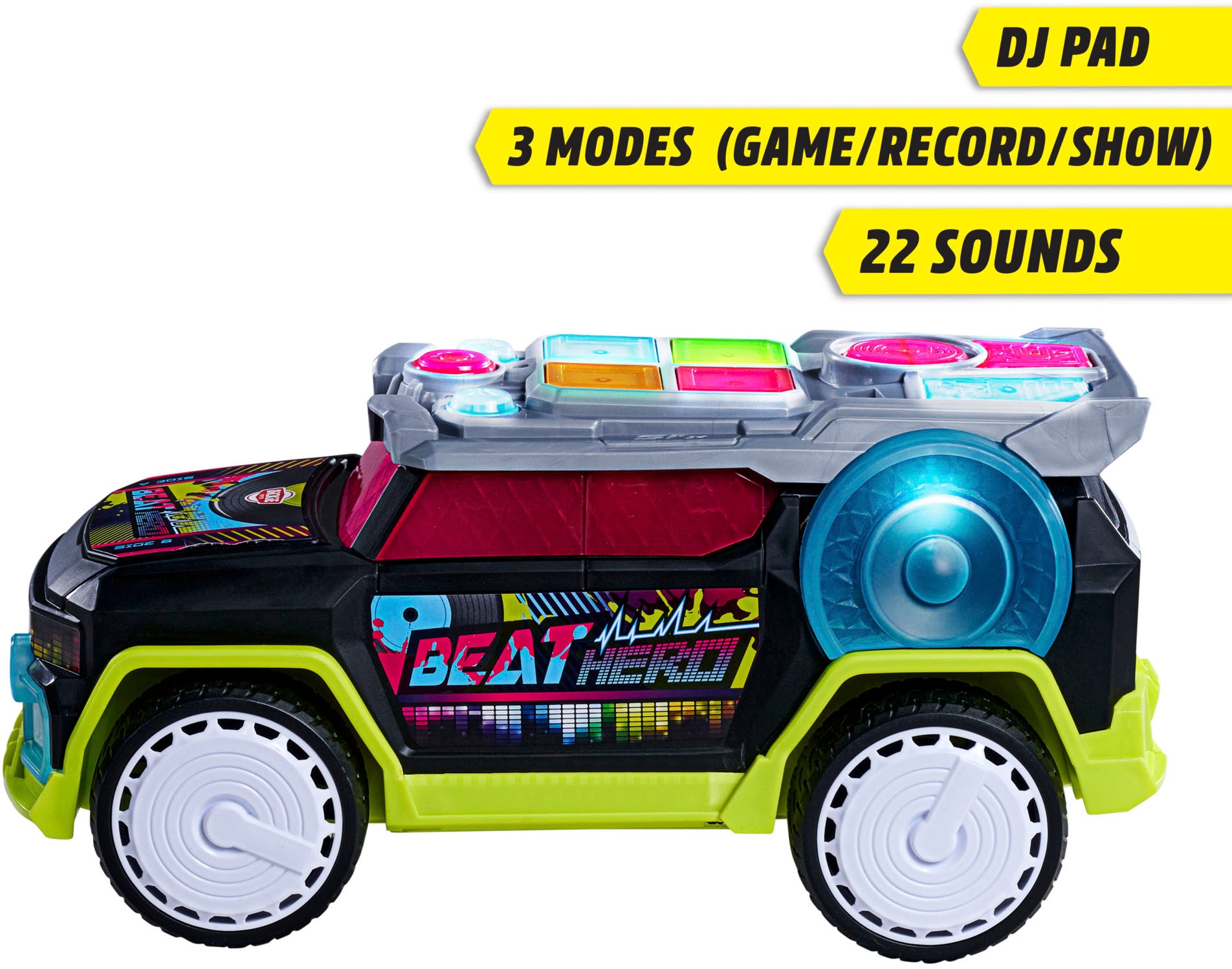 Dickie Toys Spielzeug-Auto »STREETS N BEATZ, Beat Hero«, mit Licht & Sound