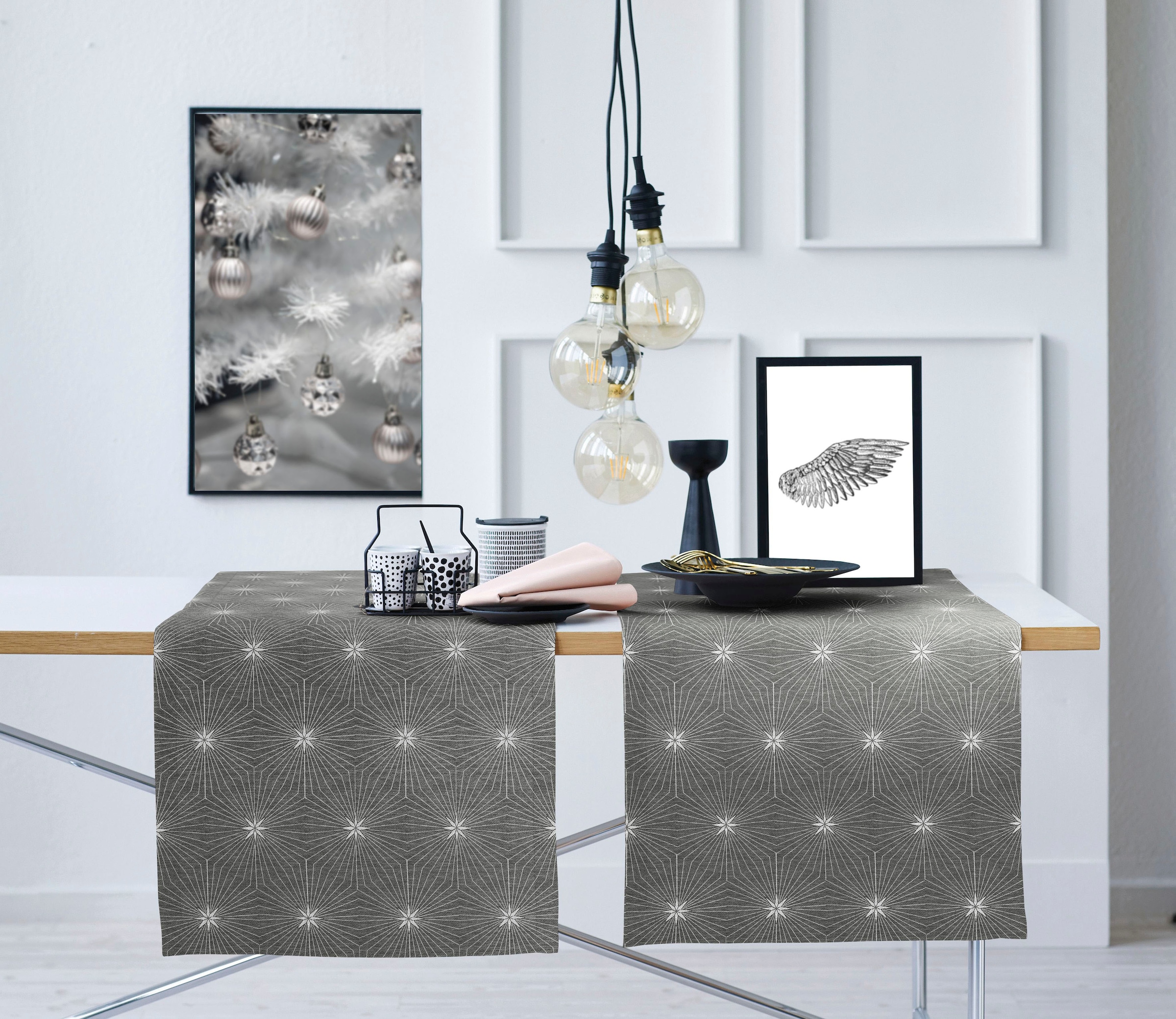 APELT Chemin de table »4710 CHRISTMAS GLAM, Weihnachtsdeko, Weihnachten« tissu jacquard Lurex