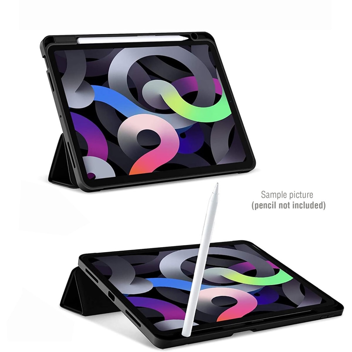 4smarts Tablet-Hülle »Folio Case Basic für Apple iPad Pro 13 (M4, 2024)«, Backcover, Schutzhülle, Handyschutzhülle, Case, Schutzcase, stossfest