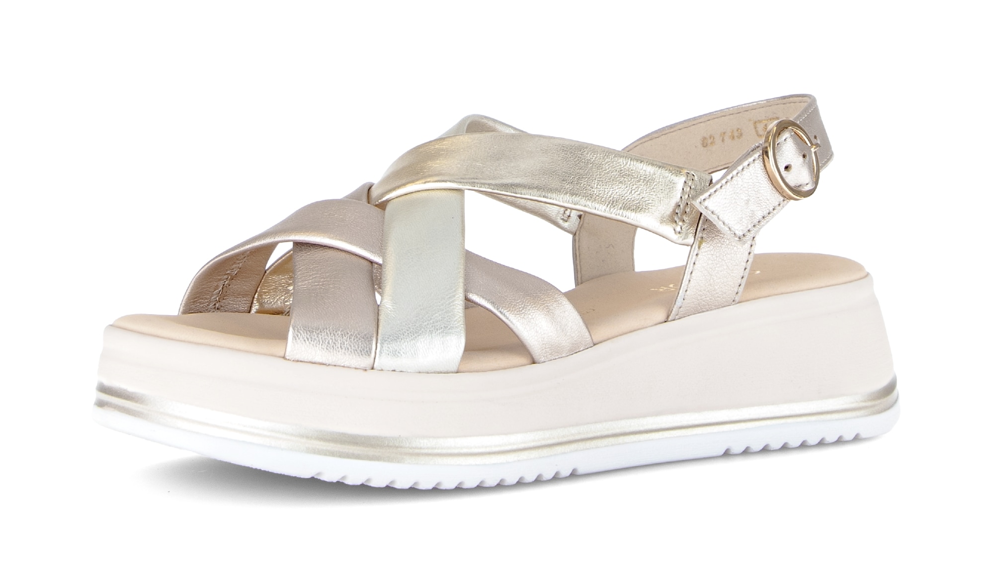 Gabor Keilsandalette »Rhodos«  Riemchensandale, Sommerschuh in Bequemweite G (= weit)