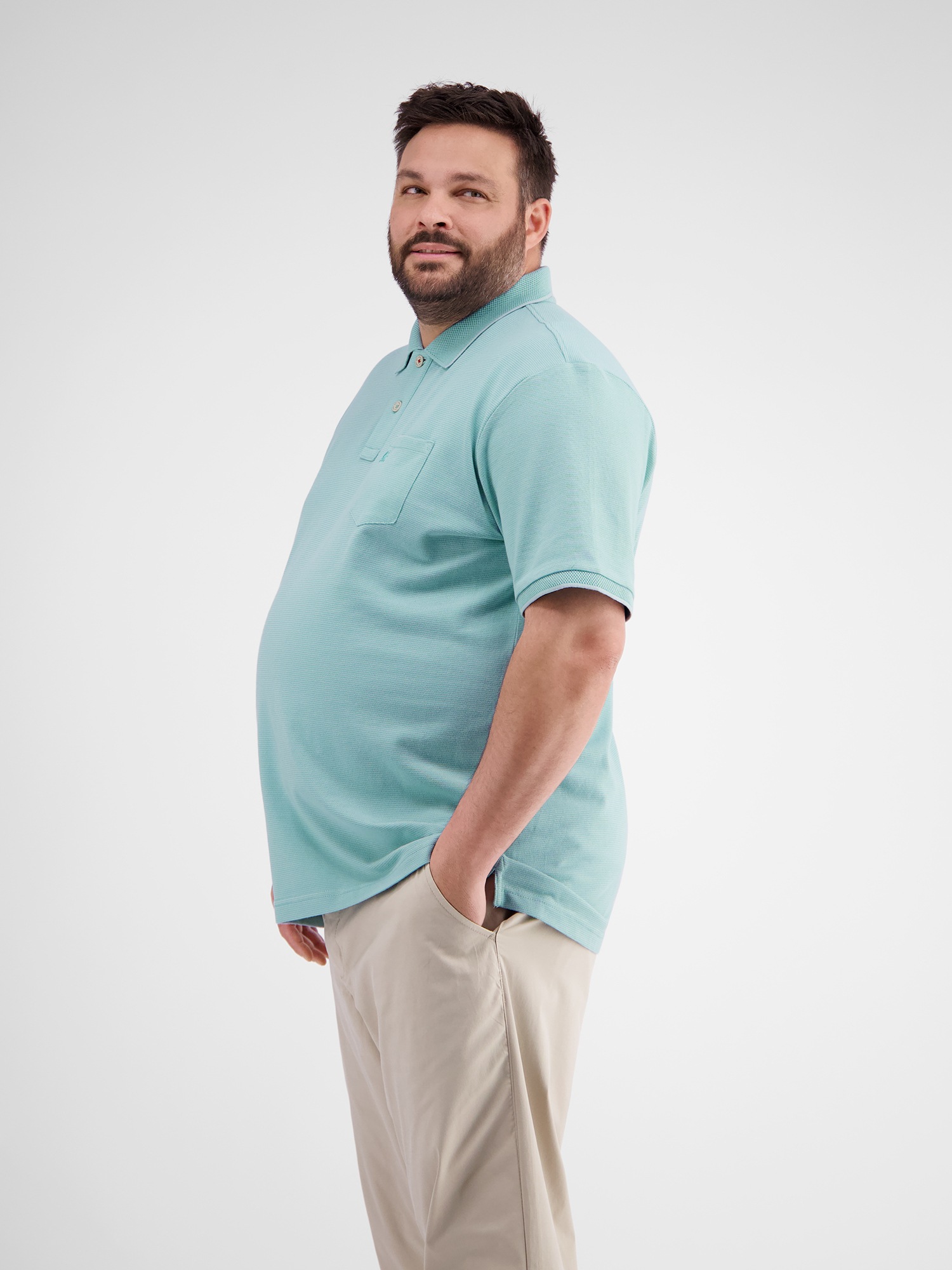 LERROS Poloshirt »LERROS Herren Piqué-Poloshirt in Grossen Grössen«