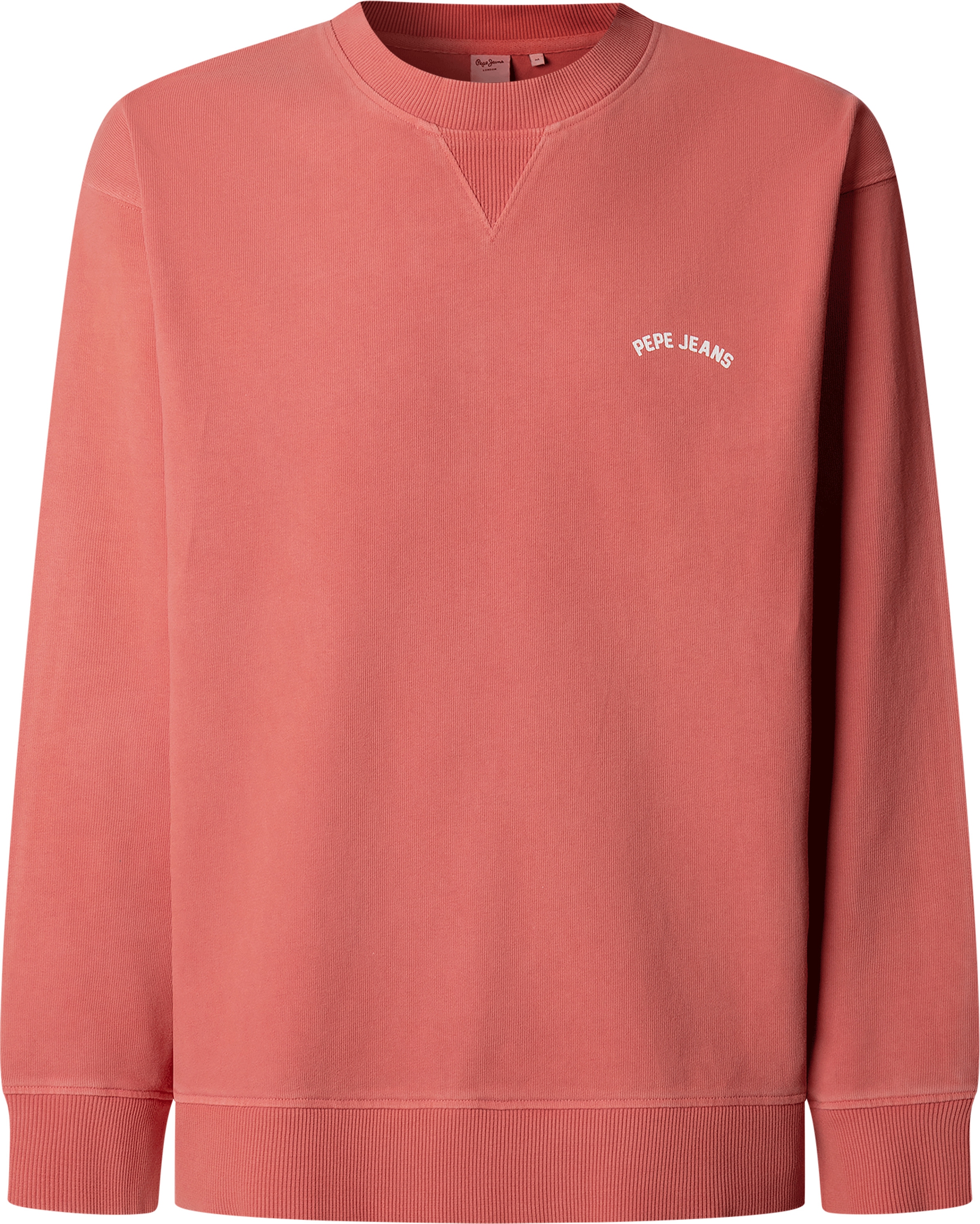 Pepe Jeans Sweatshirt »JOHN CREW«, mit Rippeinsatz am Rundhals, Logoschriftzug
