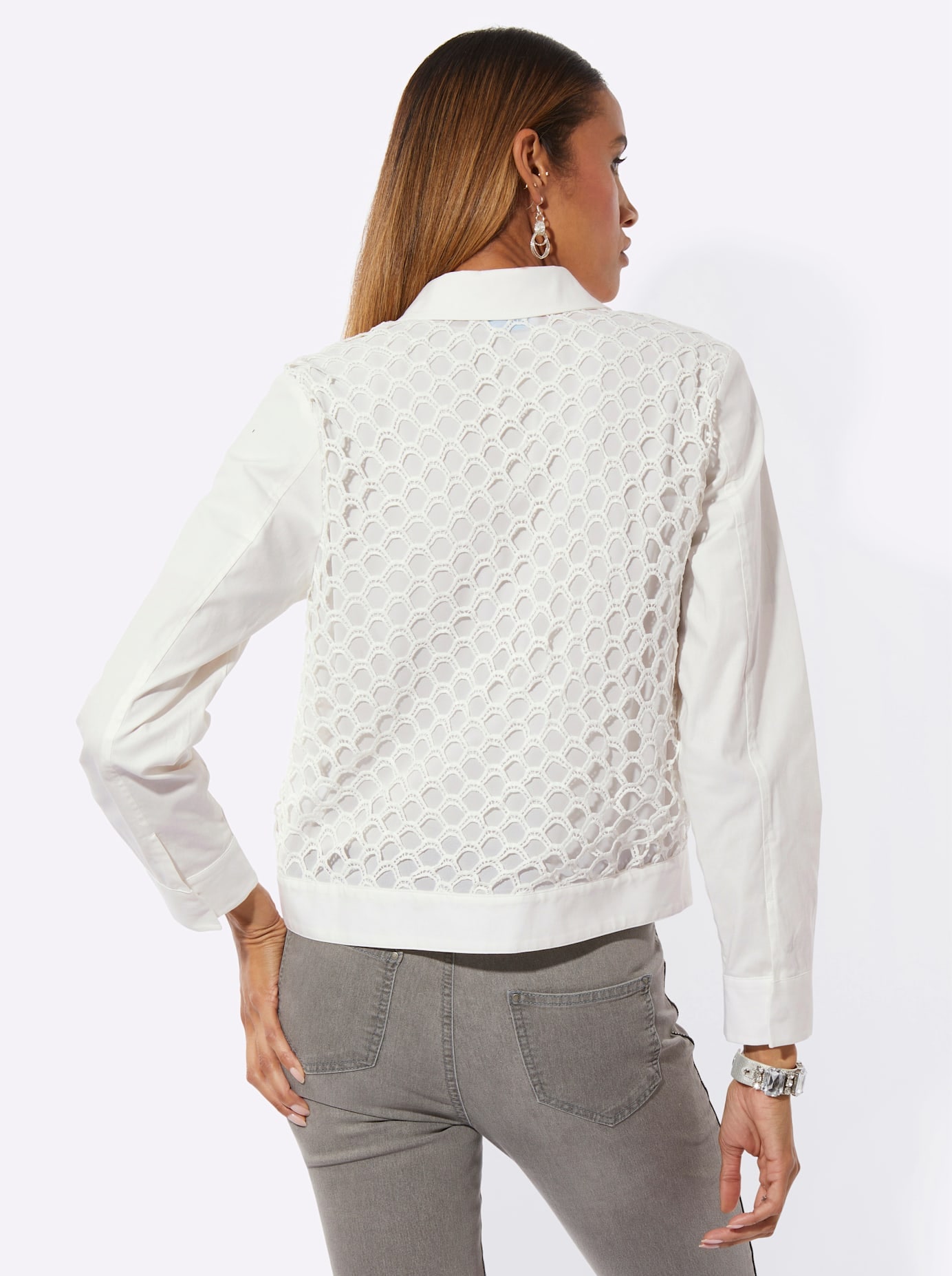 creation L Veste blazer »Spitzen-Jacke«