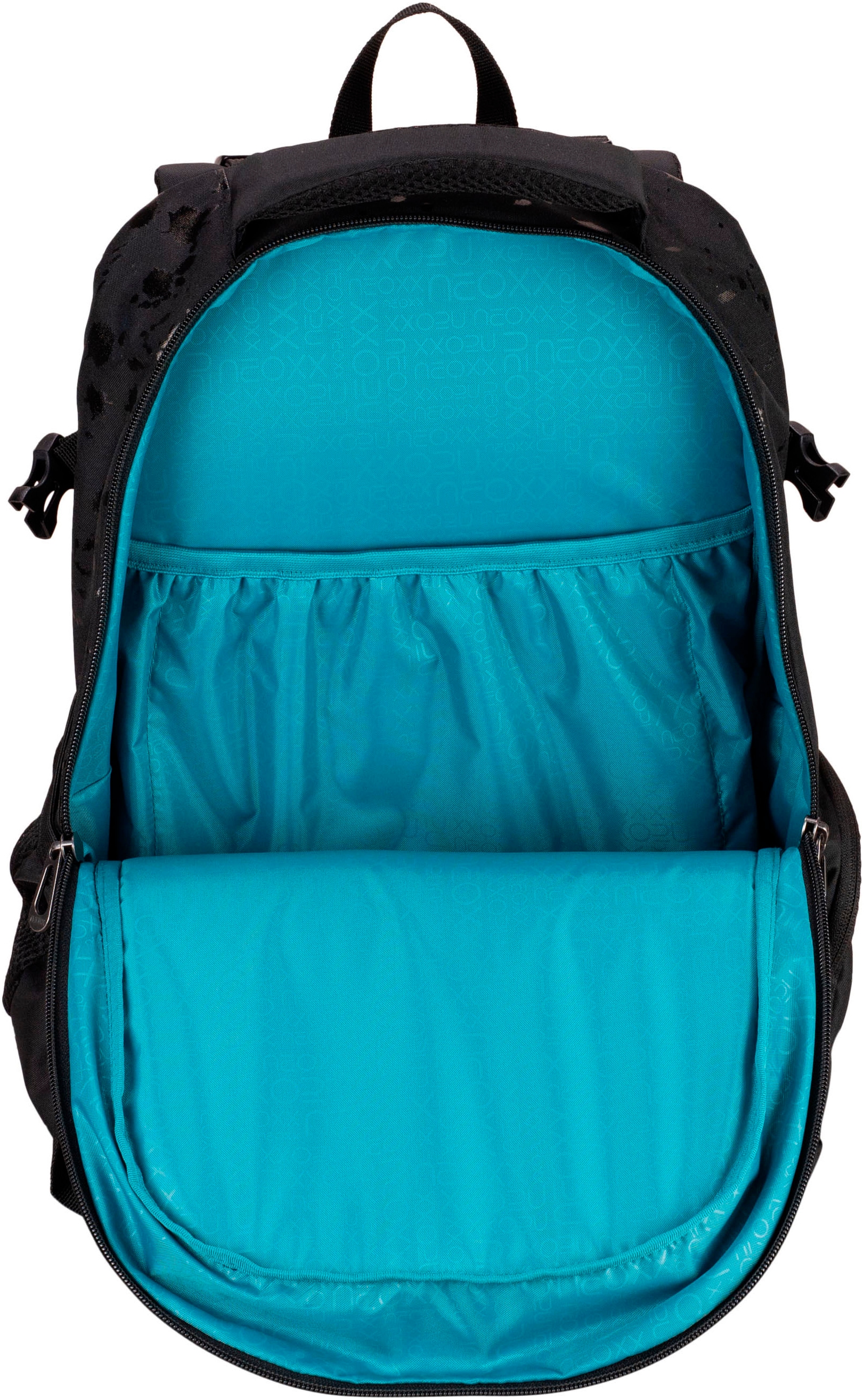 neoxx Schulrucksack »Active Pro, Splash Black«
