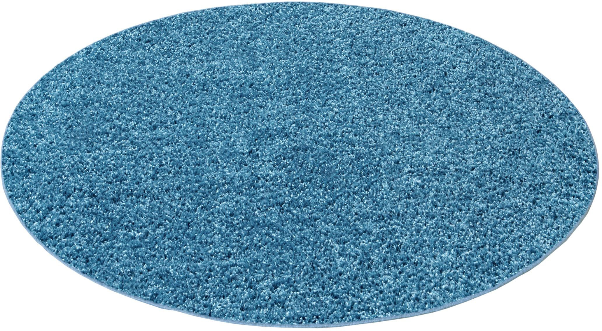 Image of freundin Home Collection Teppich »Amelie«, rund, 30 mm Höhe, Weicher Flor, Unifarben, Schlichtes Design, ringsum gekettelt, pflegeleicht, strapazierfähig, Wohnzimmer, Schlafzimmer bei Ackermann Versand Schweiz
