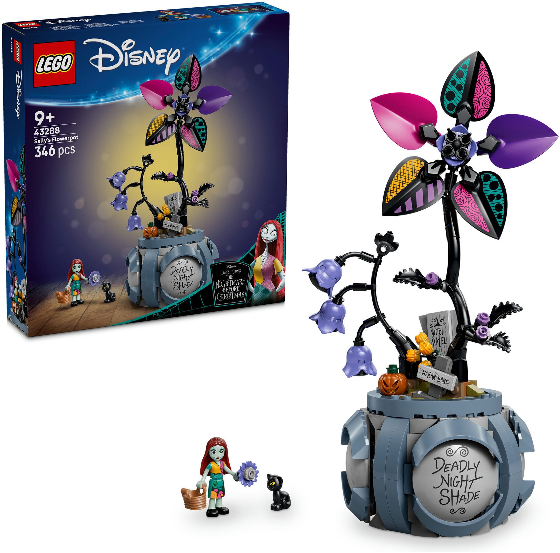 Image of LEGO Konstruktionsspielsteine "Sallys Blumentopf (43288), LEGO Disney Classic"
