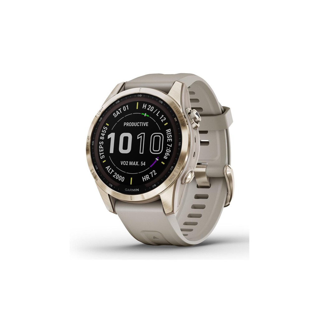 Garmin Smartwatch »7S Sapphire Solar«