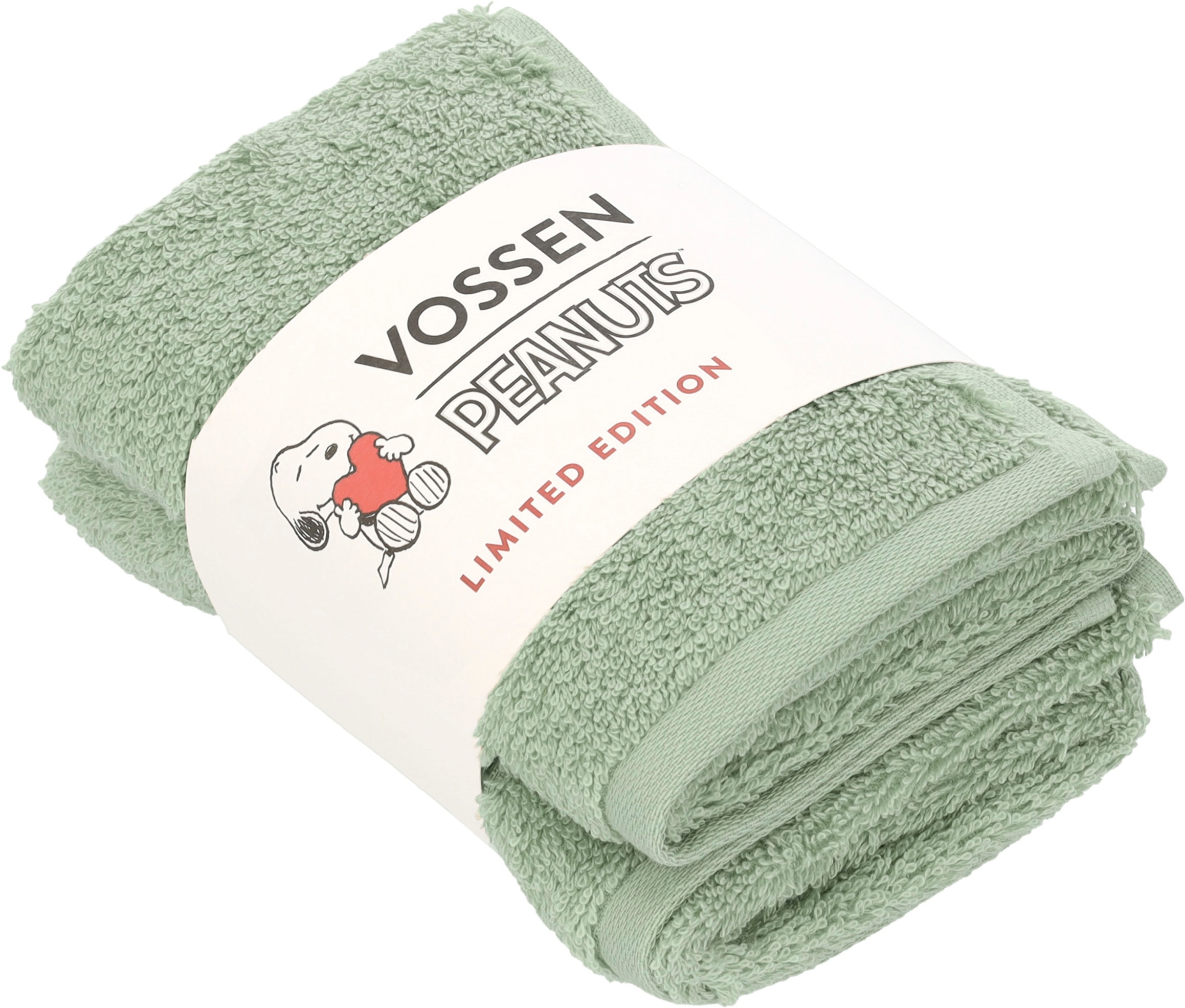 Vossen »SLEEPY SNOOPY« avec bordures en velours et broderie Snoopy