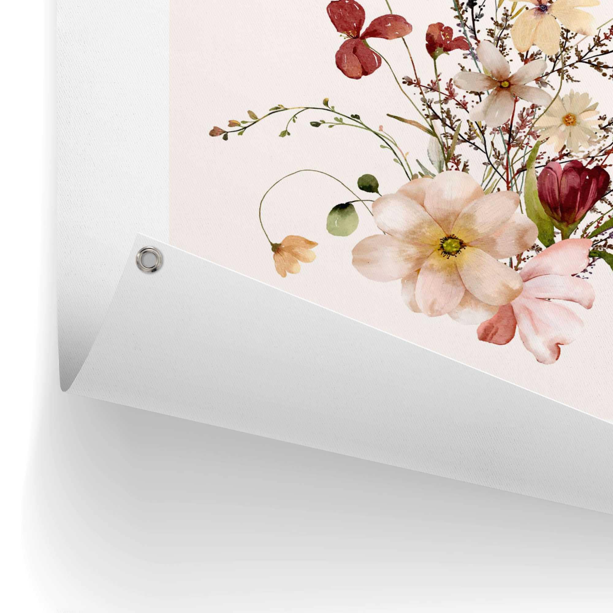 Reinders! Poster »Herbarium« Garten - Mehrfarbig - Leinwand - Blumen und Pflanzen - 60x80 cm