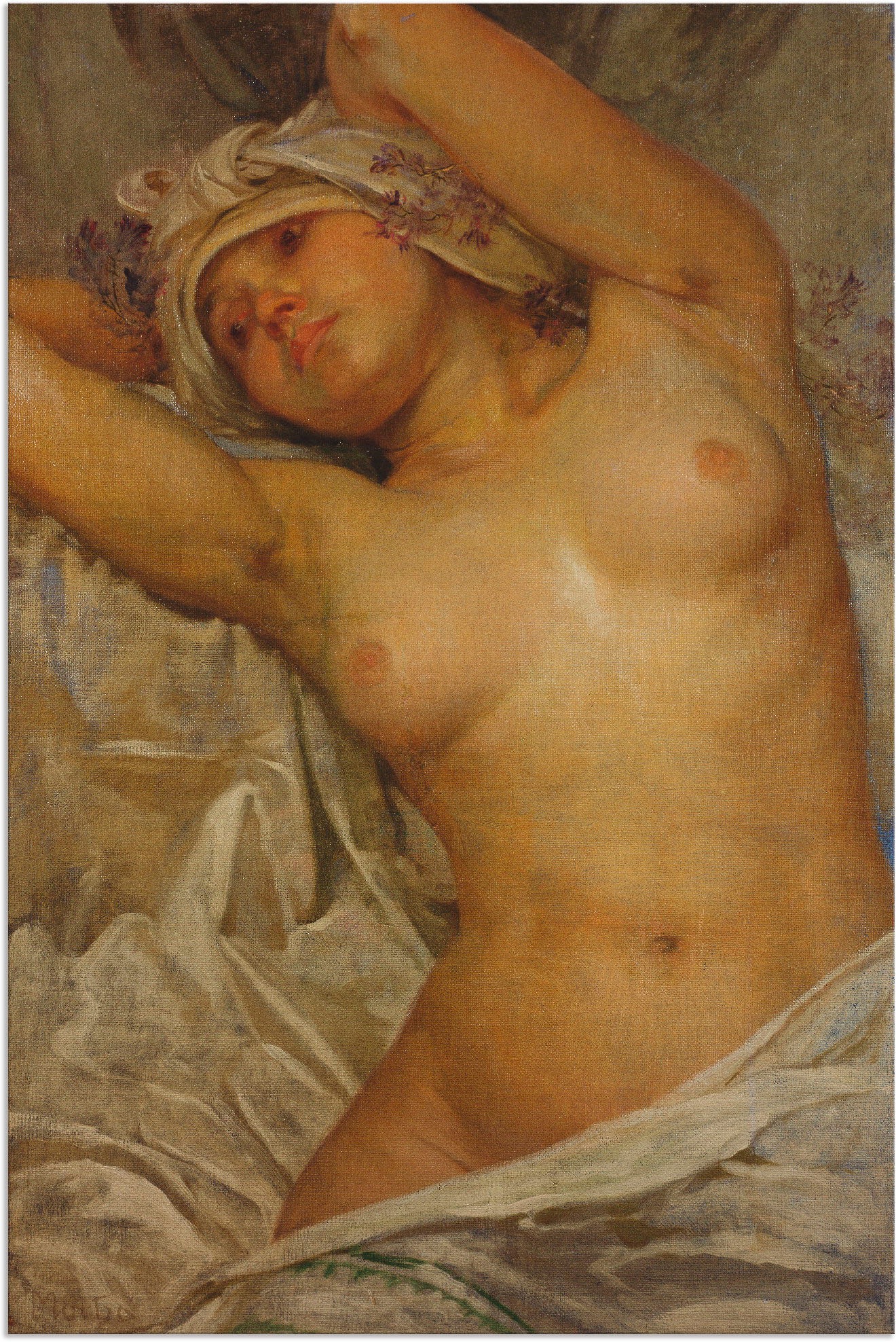 Image of Artland Wandbild »Mädchenakt. 1922.«, Frau, (1 St.), in vielen Grössen & Produktarten - Alubild / Outdoorbild für den Aussenbereich, Leinwandbild, Poster, Wandaufkleber / Wandtattoo auch für Badezimmer geeignet bei Ackermann Versand Schweiz