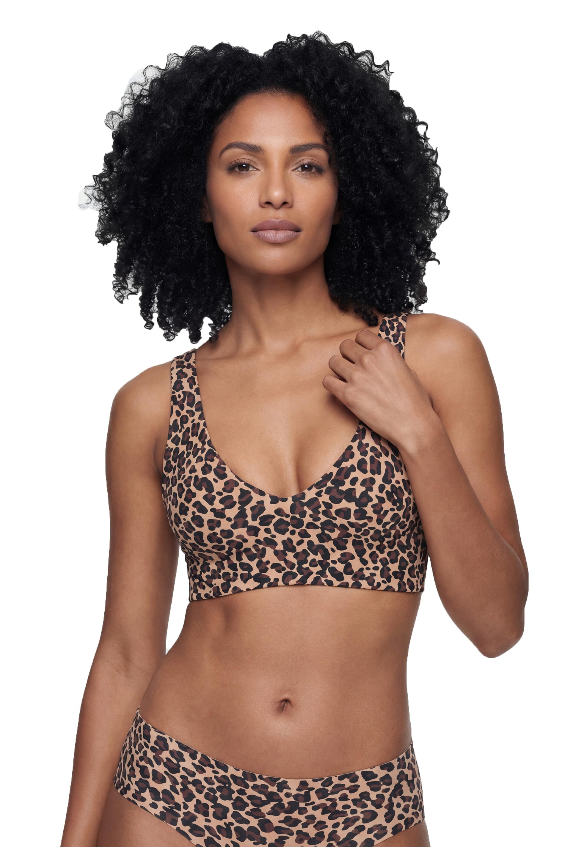 Image of Mey Bustier "INVISIBLES PRINT" ohne Bügel, mit herausnehmbaren Pads, in den Grössen XS–XL