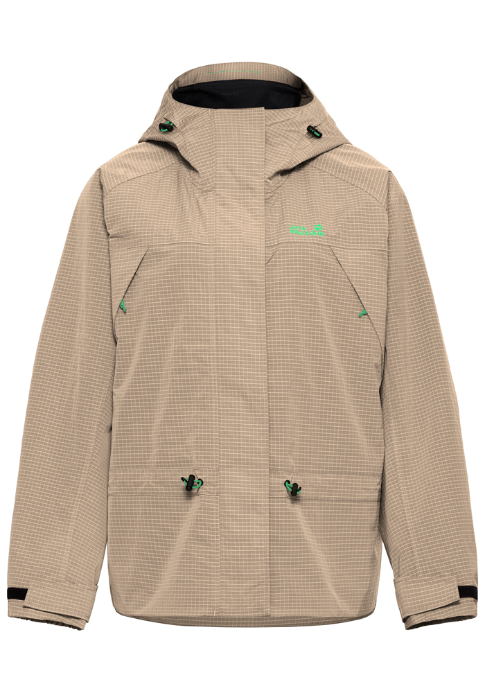 Jack Wolfskin Veste fonctionnelle »FIND THE WILD 2L JKT W« avec capuche avec poches zippées, imperméable, respirant
