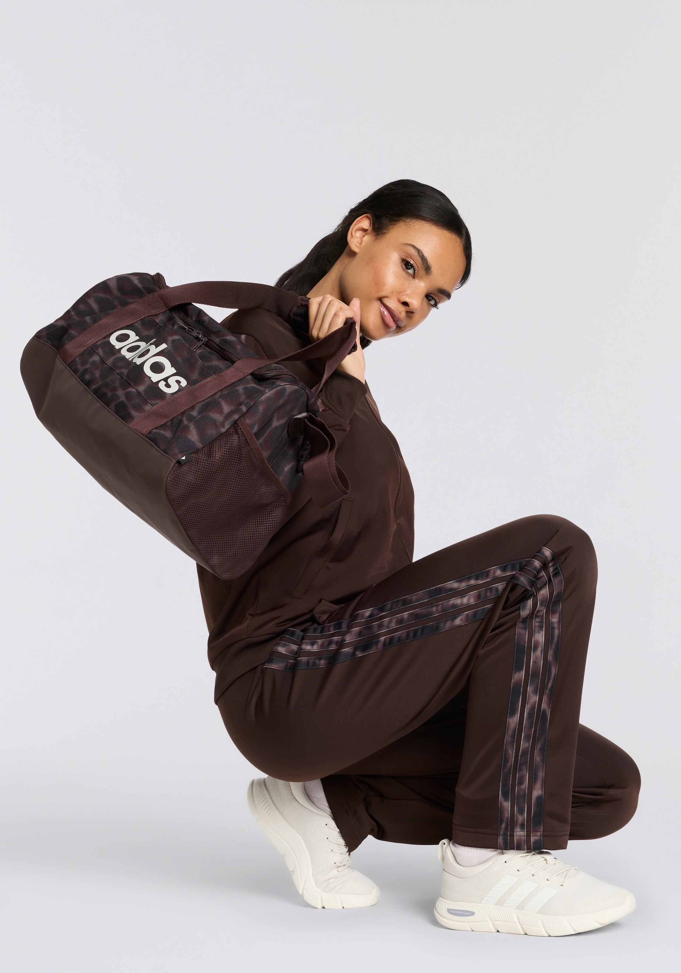 adidas Sportswear Combinaison d'entraînement »3-STRIPES LEOPARD PRINT« 2 pièces