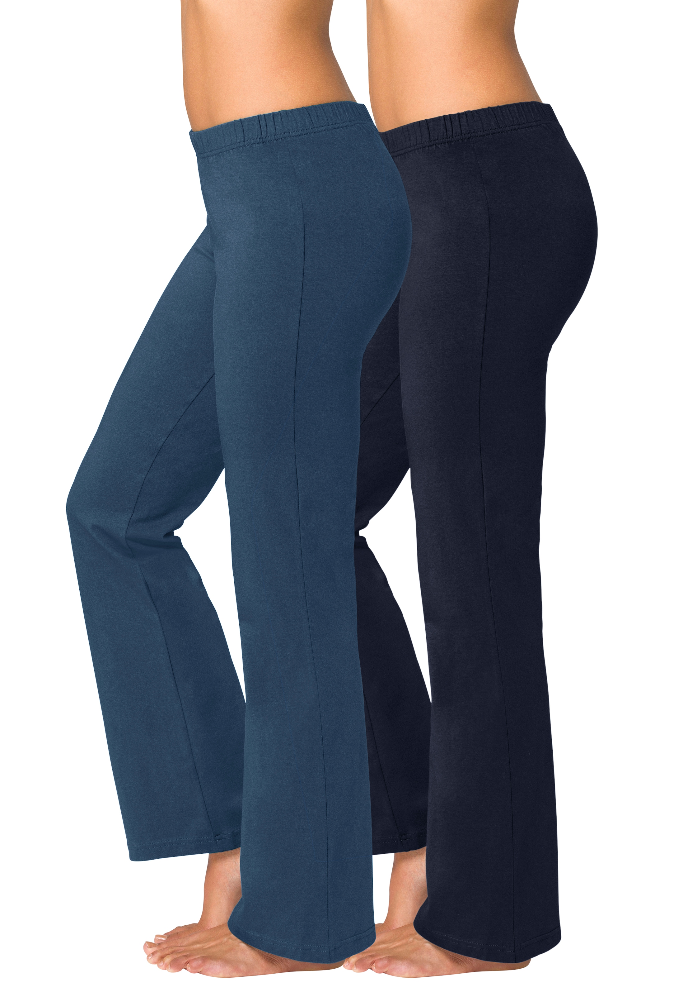 ♕ Vivance active Jazzpants, (2er-Pack), mit leicht ausgestelltem Bein,  Loungewear versandkostenfrei kaufen