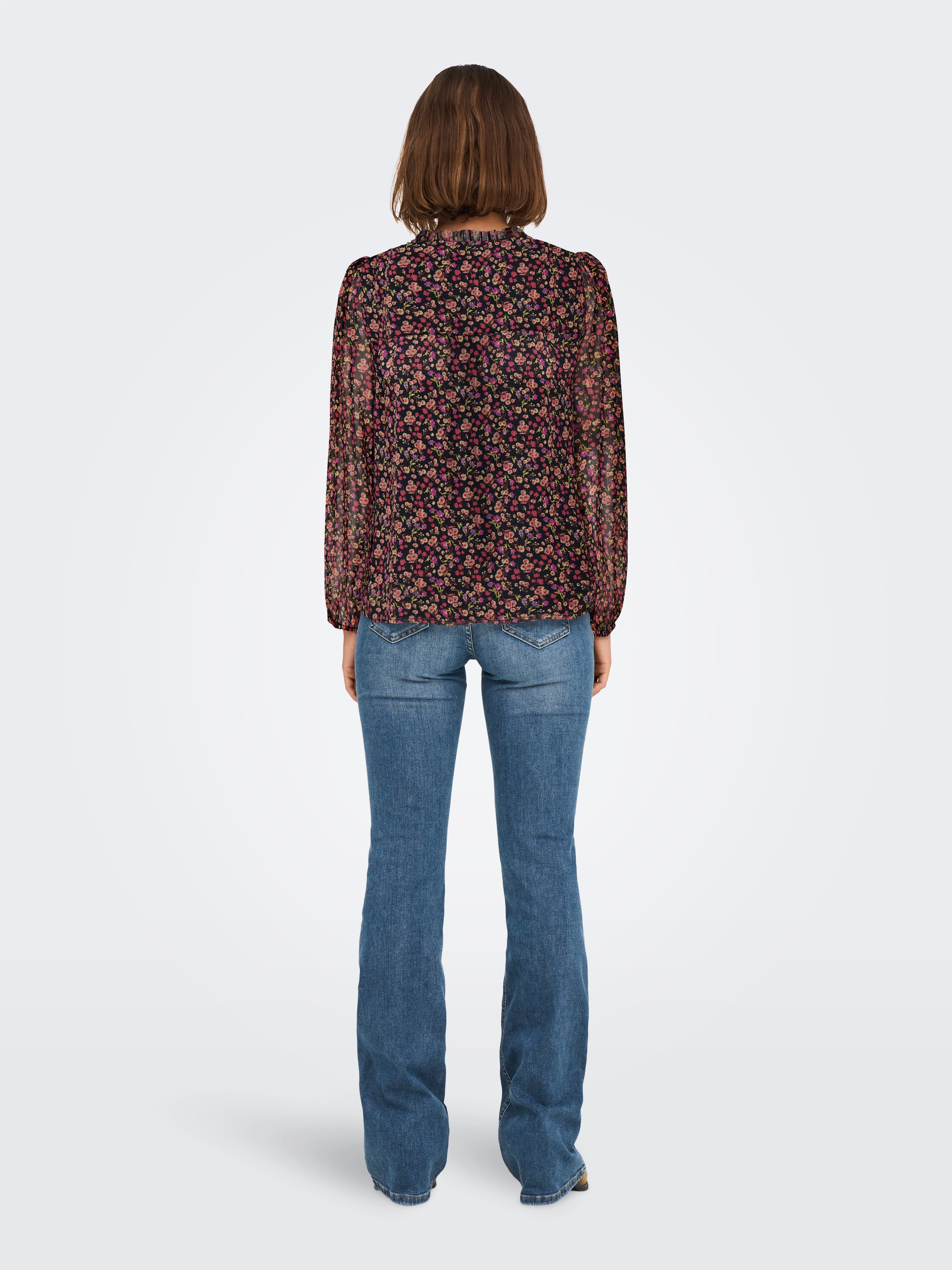 ONLY Chiffonbluse »ONLDITSY L/S BLOUSE WVN«