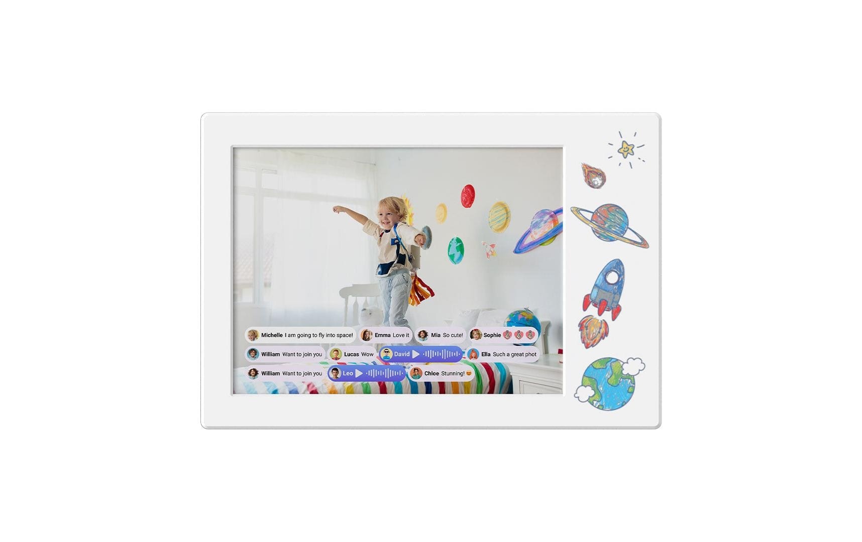 myFirst Digitaler Bilderrahmen »Doodle 9"« 22,86 cm/9 ″ 32 GB