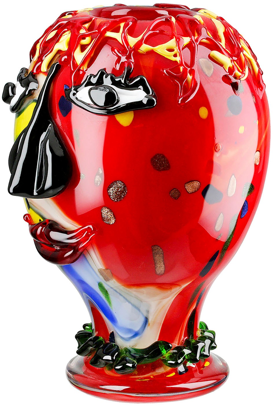 Casablanca by Gilde Vase de table »Gesichtsvaseb Andrew, mehrfarbig H.29 cm«