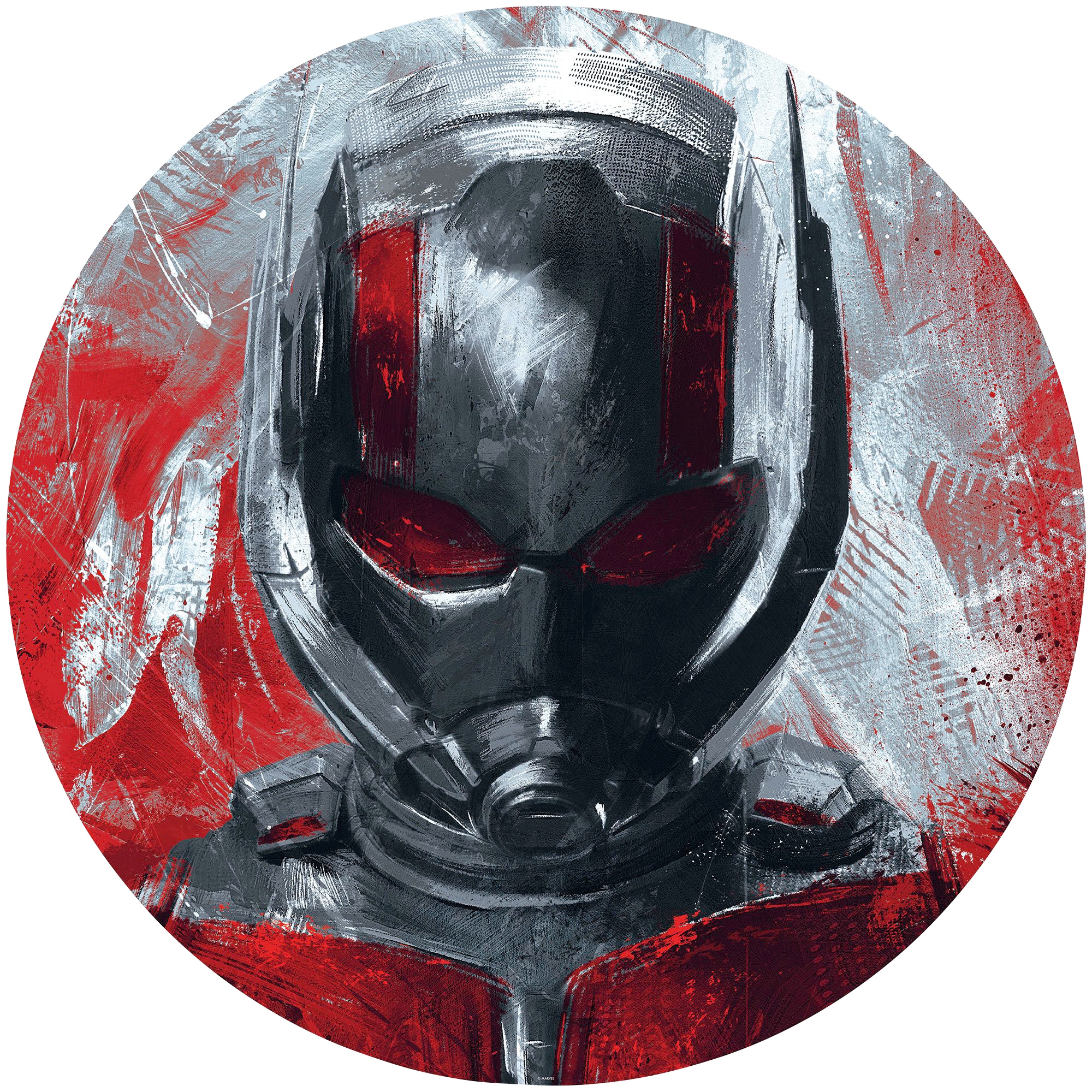 Image of Komar Fototapete "Vlies selbstklebend - Avengers Painting Ant-Man - Grösse 125 x 125 cm" bedruckt glatt Kinderzimmer