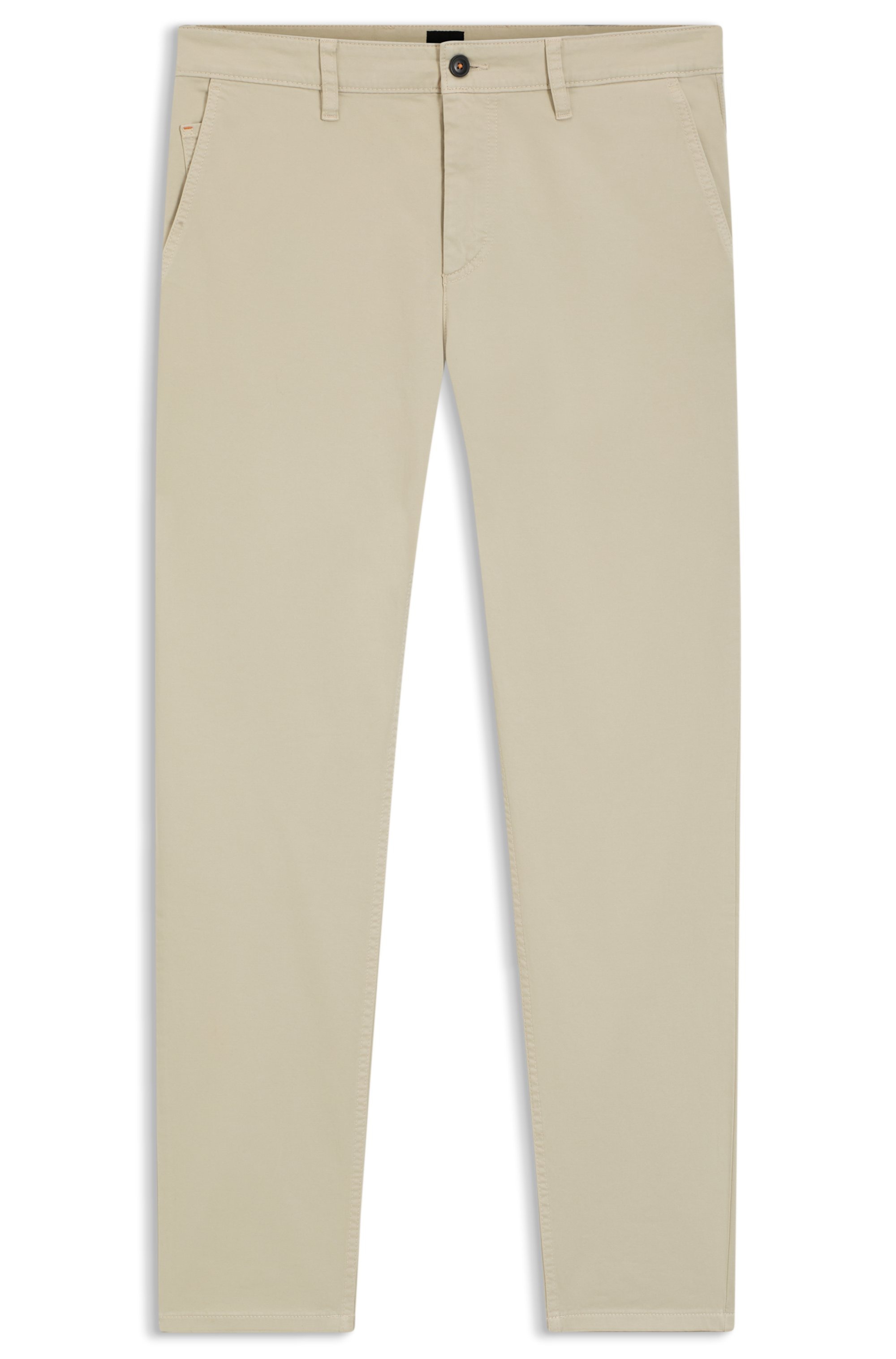 BOSS ORANGE Chinohose »tapered«  mit BOSS Logo hinten