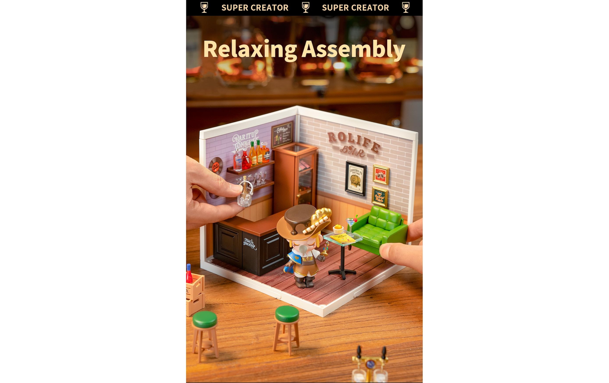   Modellbausatz »RoboTime Leisurely Cheers Bar«