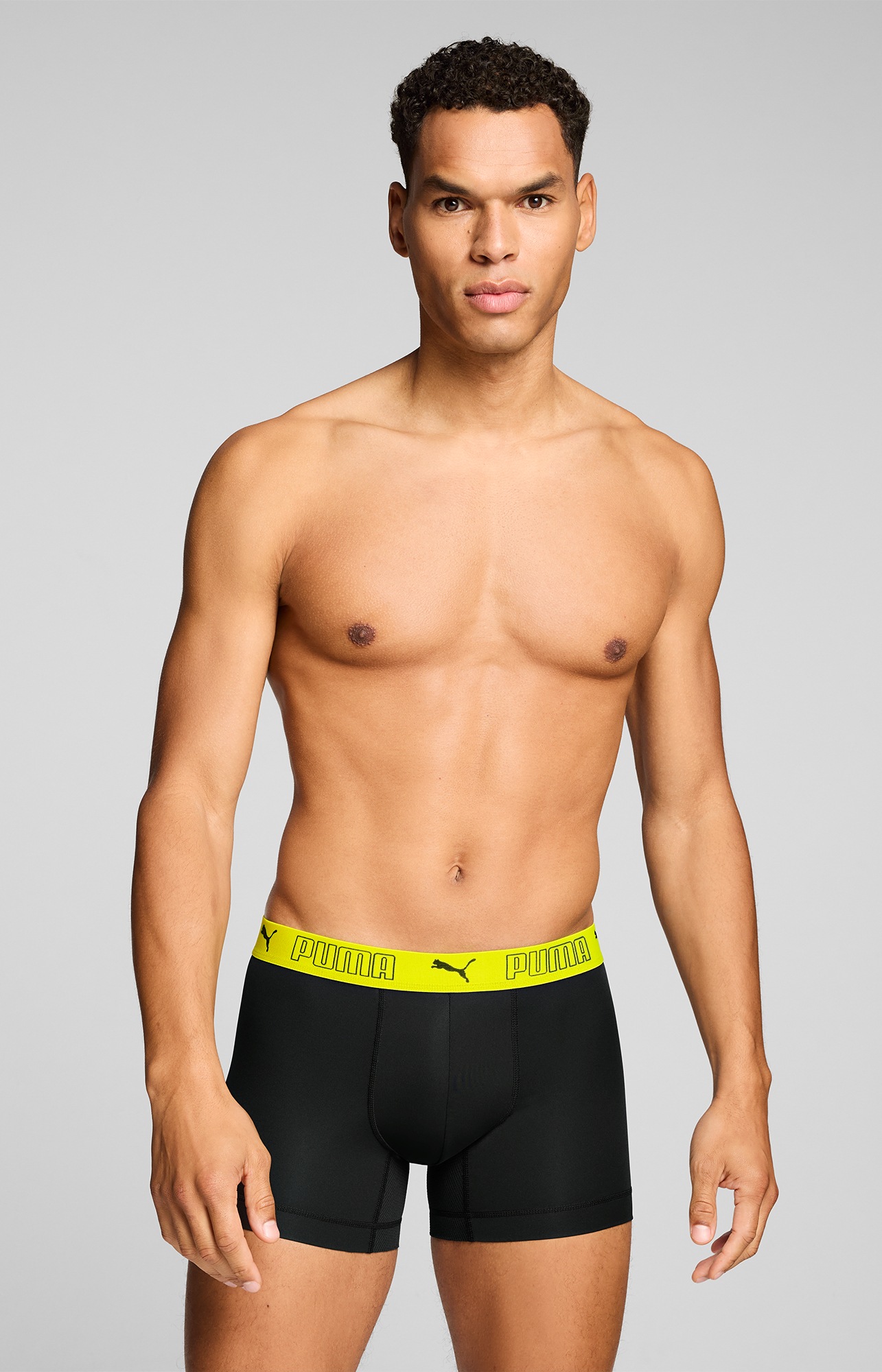 PUMA Boxers »PUMA MEN SPORT MICROFIBER BOXERS 2P« avec ceinture logo