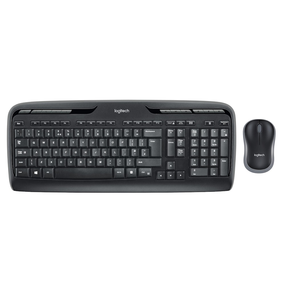 Logitech Tastatur- und Maus-Set »MK330 Wireless Combo«, (Set, Tastatur-Maus-Set)